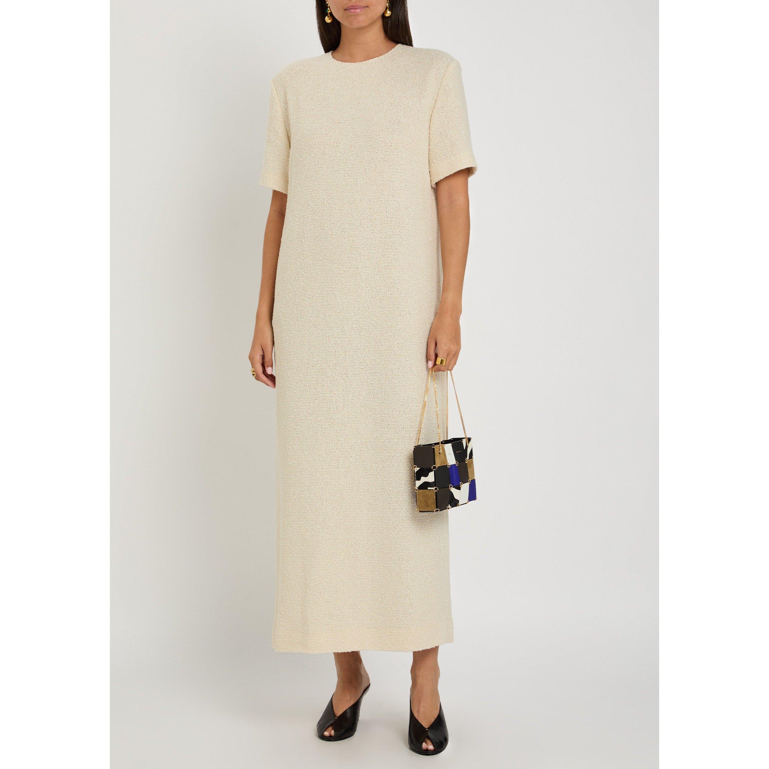 NATURAL - Khaite - Women's Webber Cotton Maxi Dress - 5