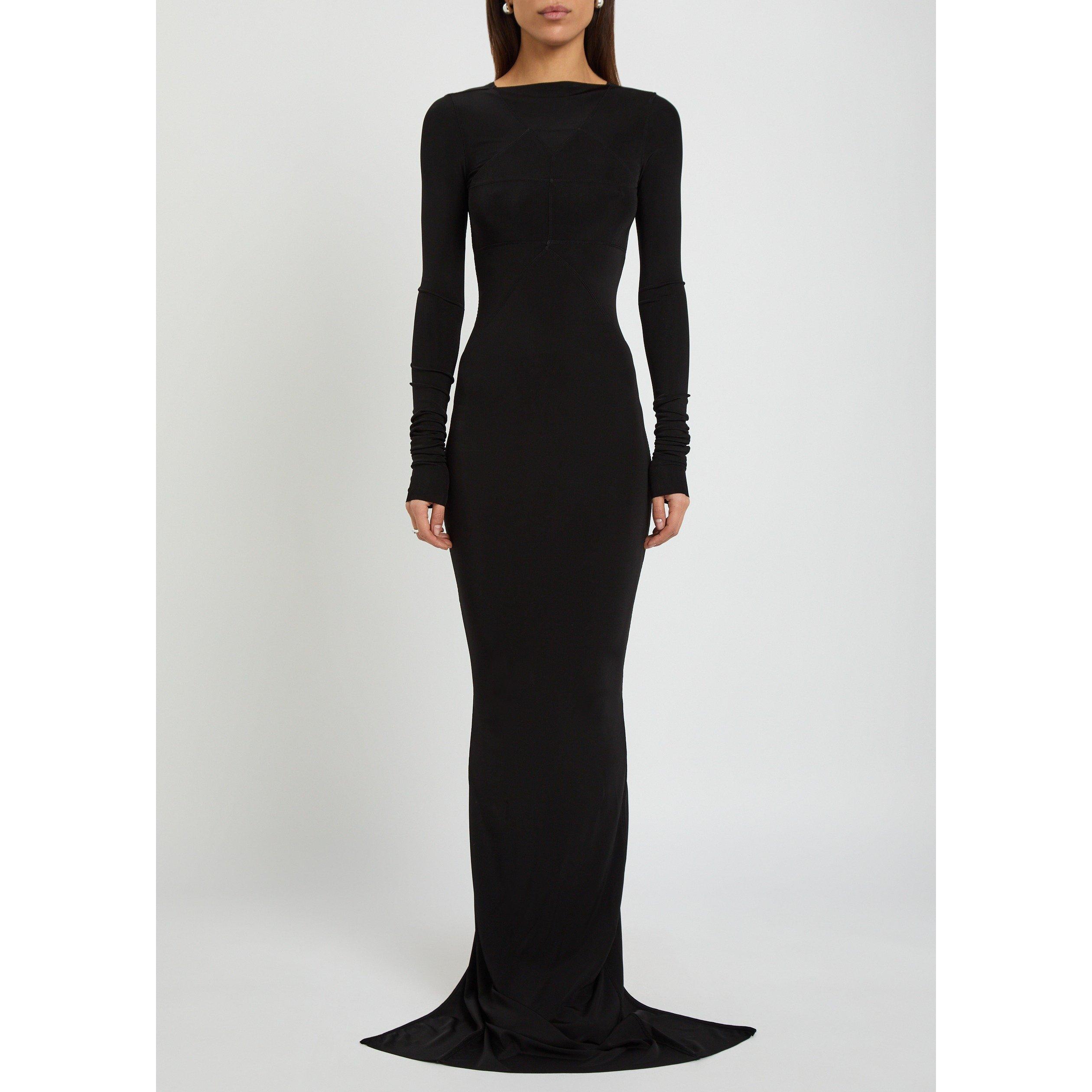 BLACK - Rick Owens - Women's Temple Slim-Fit Maxi Dress - 2