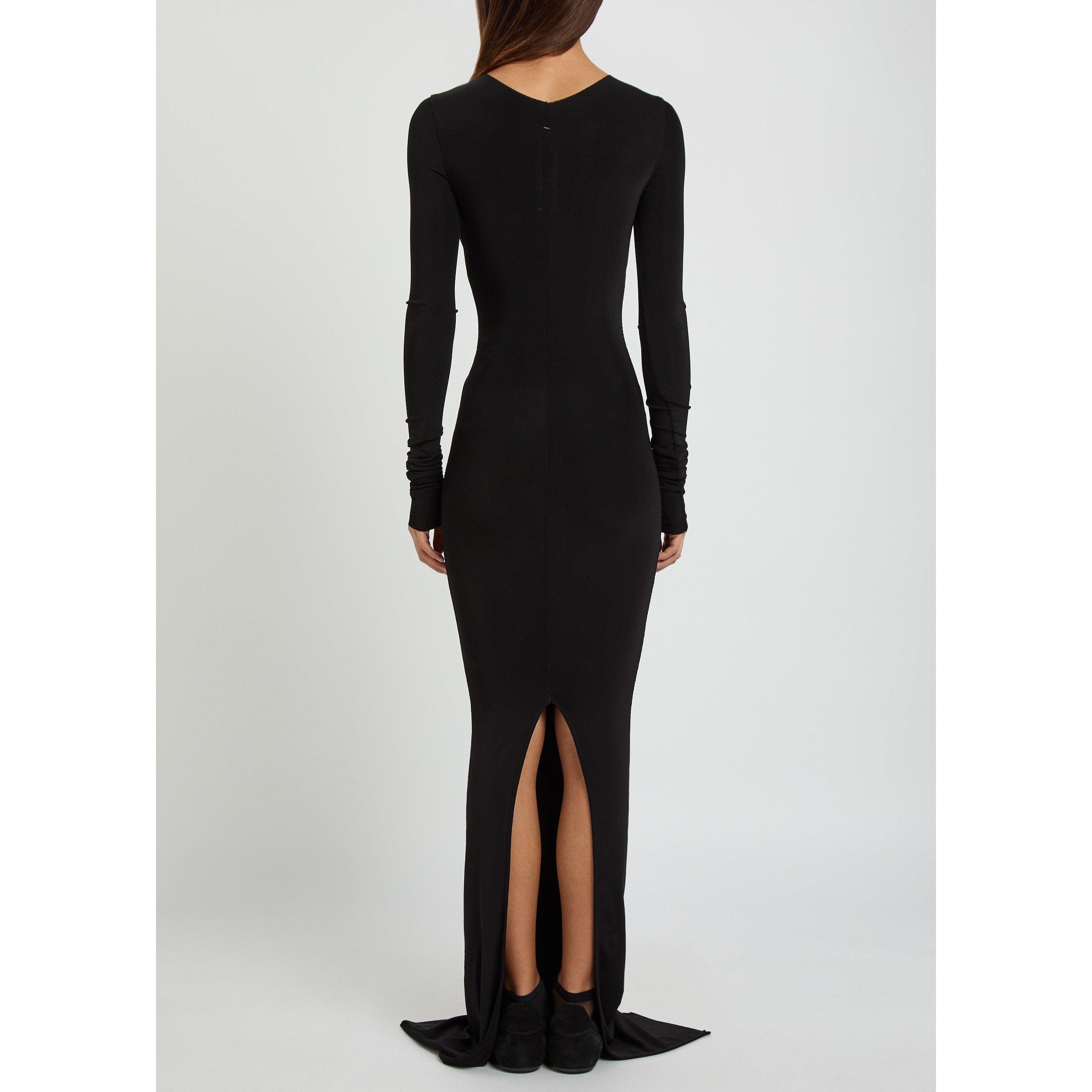 BLACK - Rick Owens - Women's Temple Slim-Fit Maxi Dress - 3