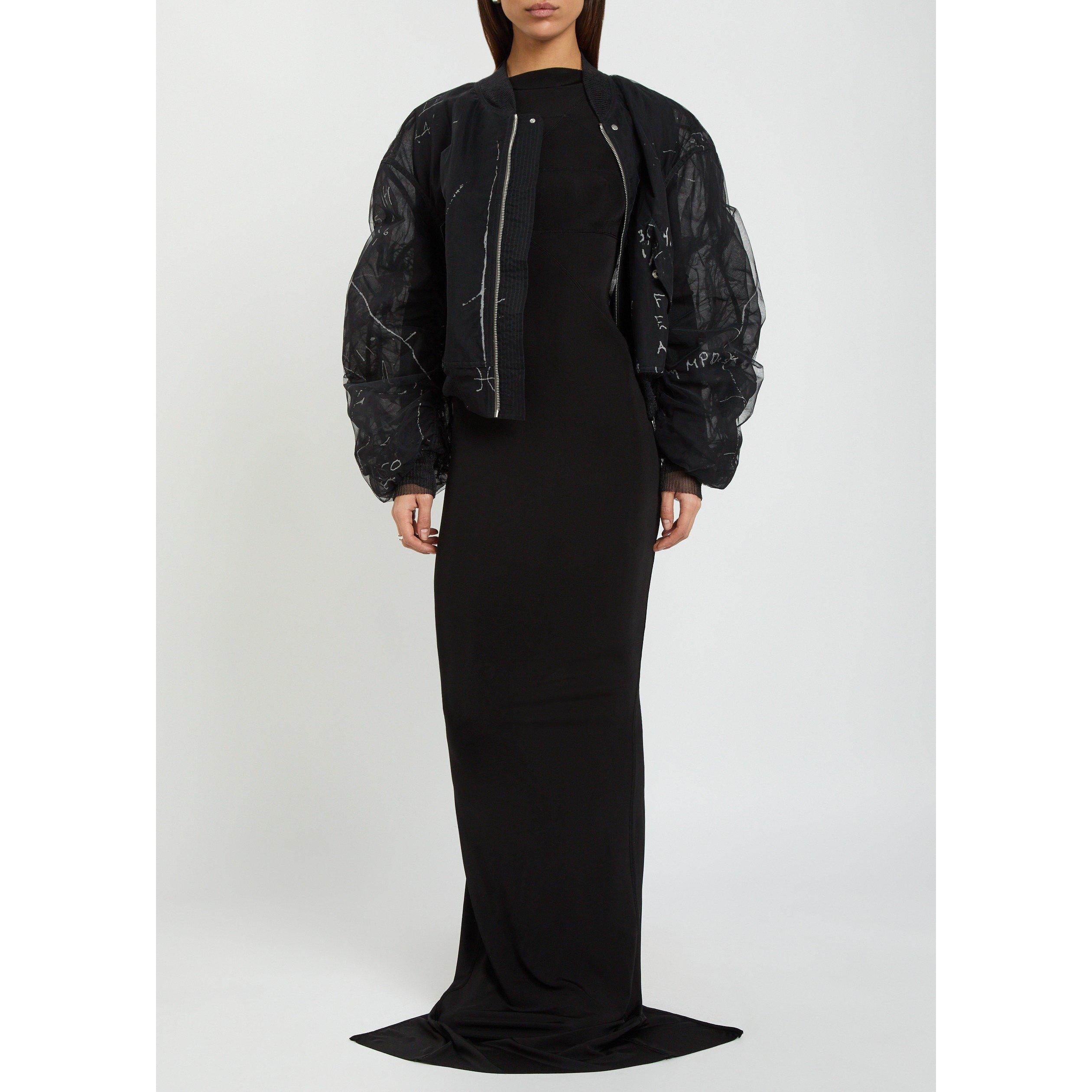 BLACK - Rick Owens - Women's Temple Slim-Fit Maxi Dress - 5