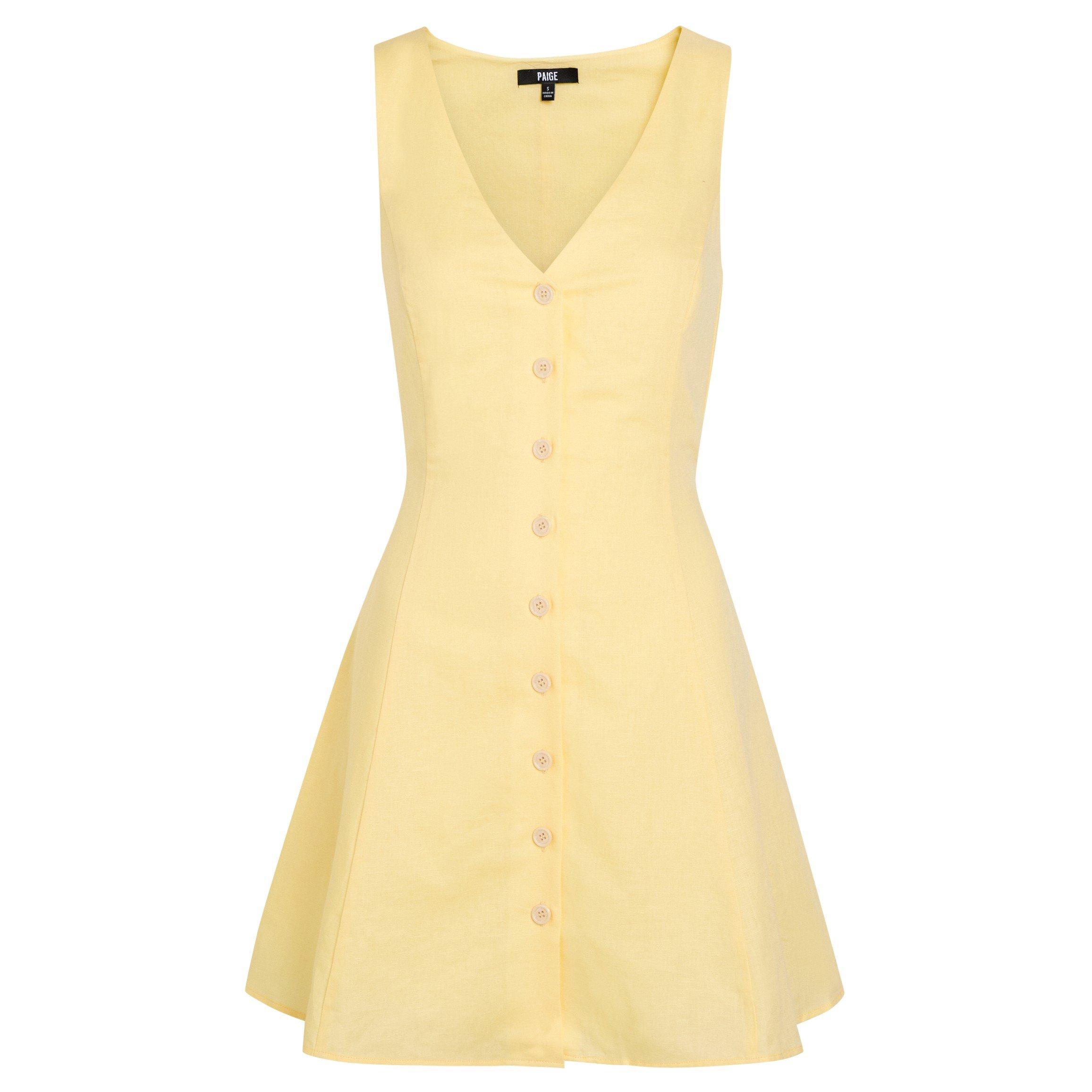 YELLOW - Paige - RAYE DRESS - SUNSHINE YELLOW - 1