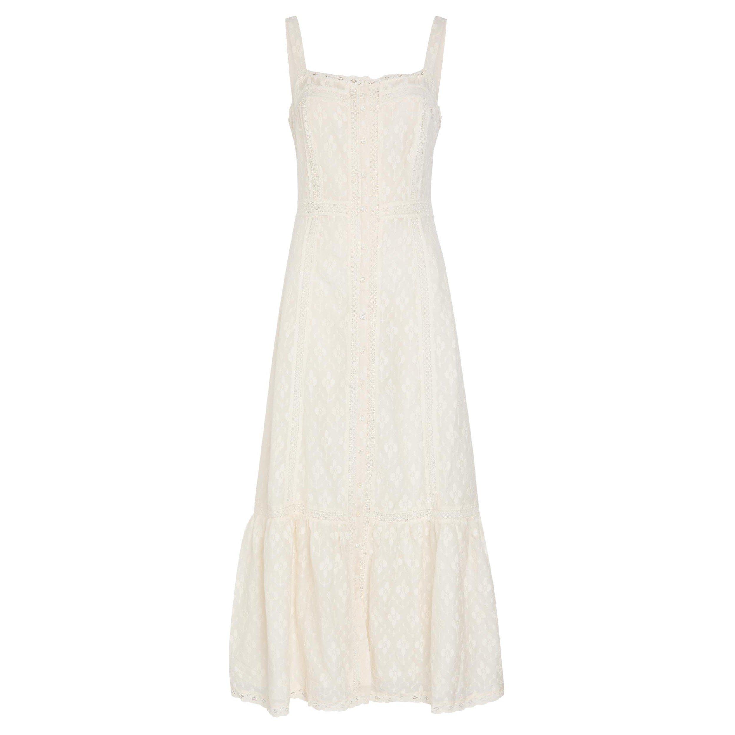 WHITE - Paige - KELLI DRESS - ANTIQUE WHITE
