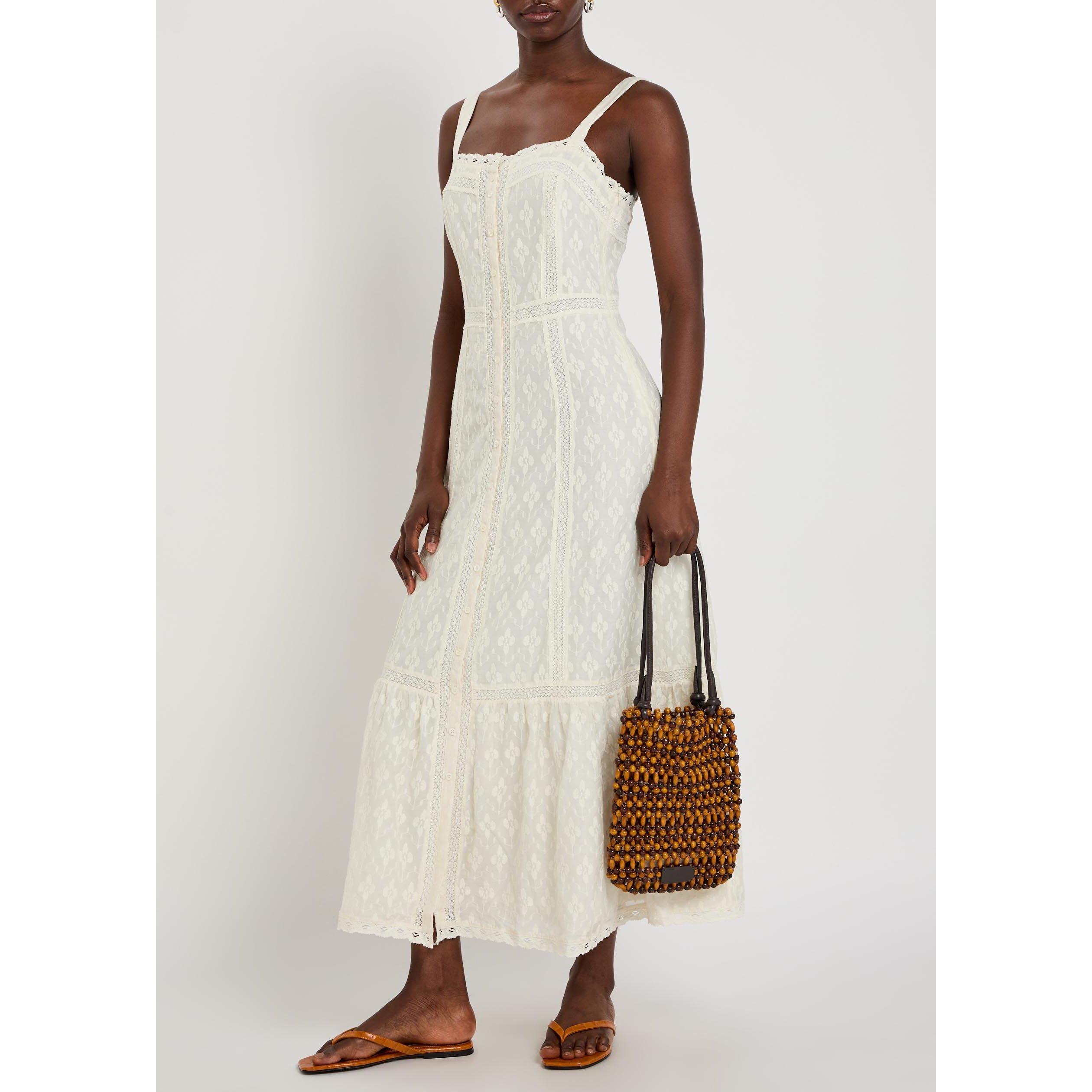 WHITE - Paige - KELLI DRESS - ANTIQUE WHITE - 5