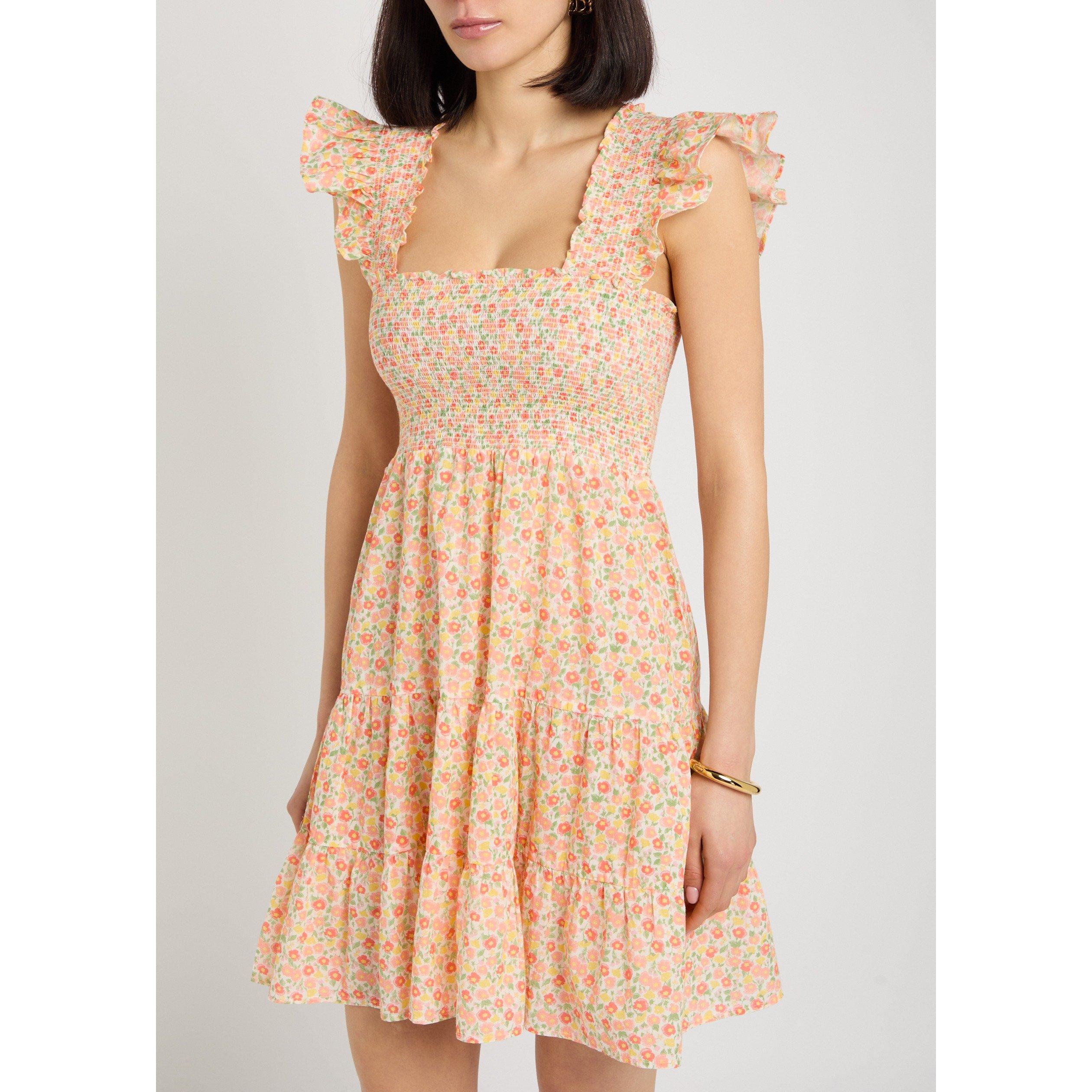 MULTICOLOURED - RIXO - Women's Sidney Cotton Floral Mini Dress - 2