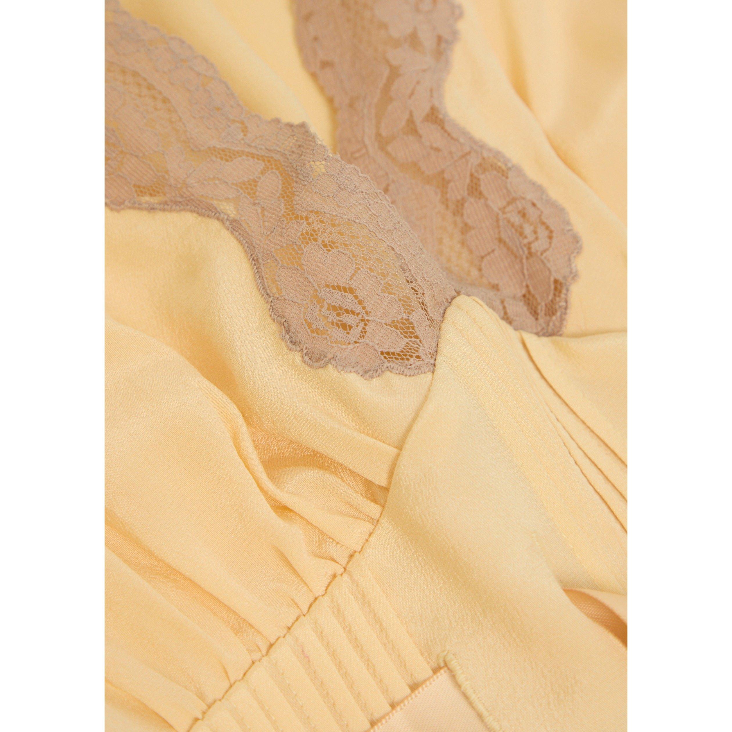 YELLOW - RIXO - Women's Marlice Silk Maxi Dress - 4