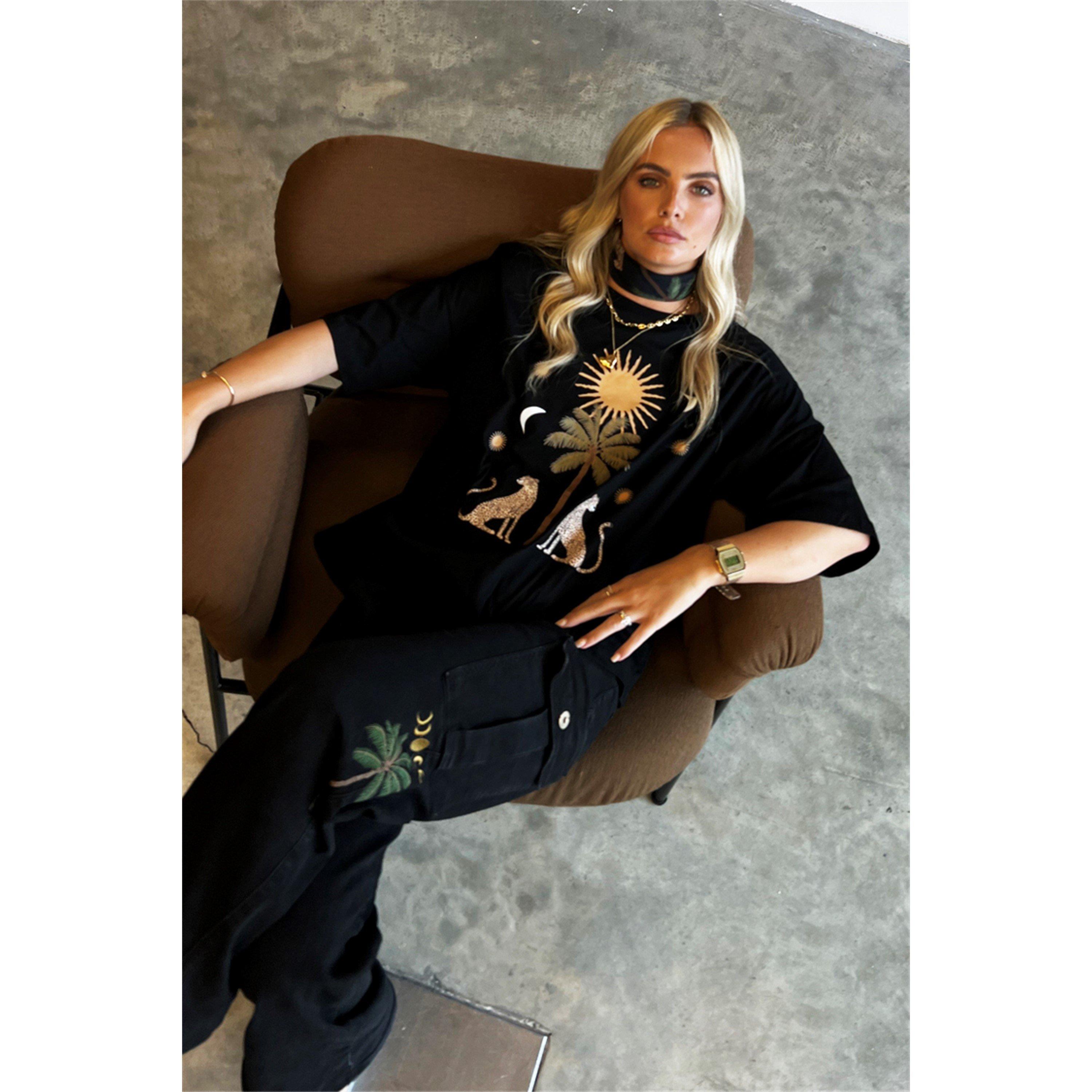 Black - Never Fully Dressed - Women's Running Wild Cotton Short Sleeve T-Shirt - 4