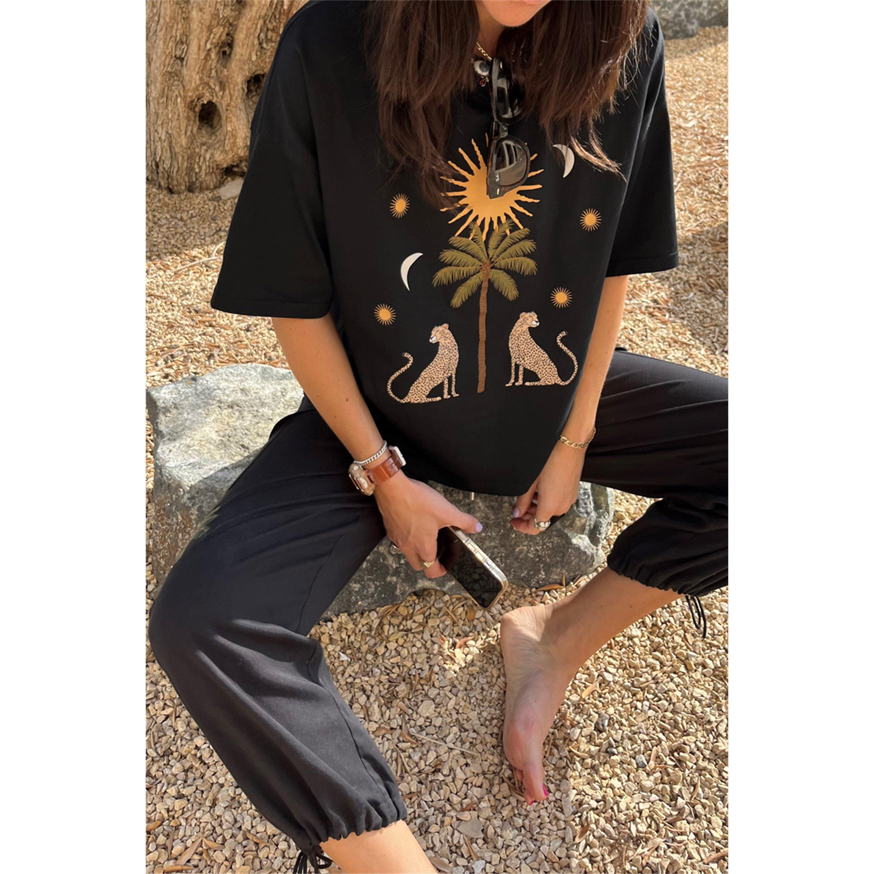 Black - Never Fully Dressed - Women's Running Wild Cotton Short Sleeve T-Shirt - 5