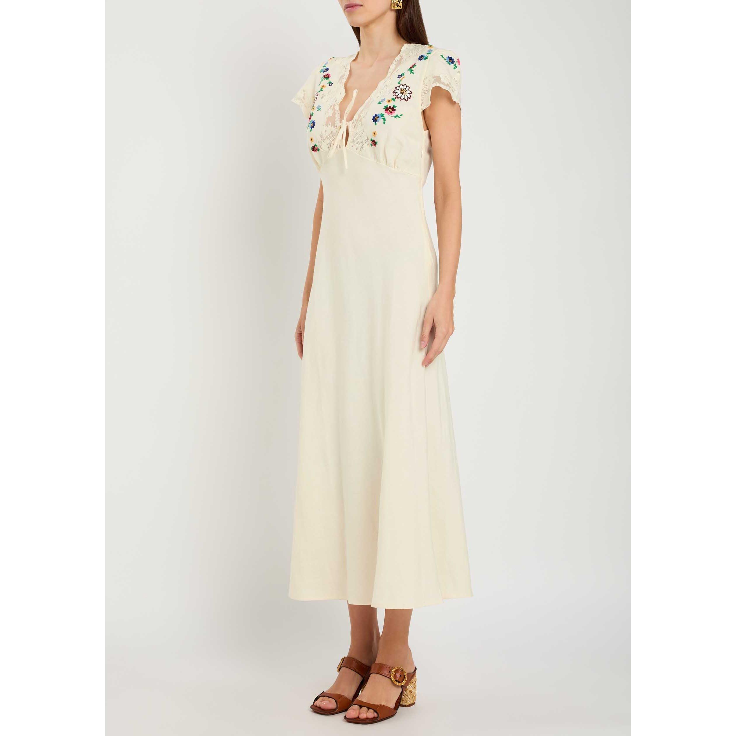 CREAM - RIXO - LD Amari Dress - 2