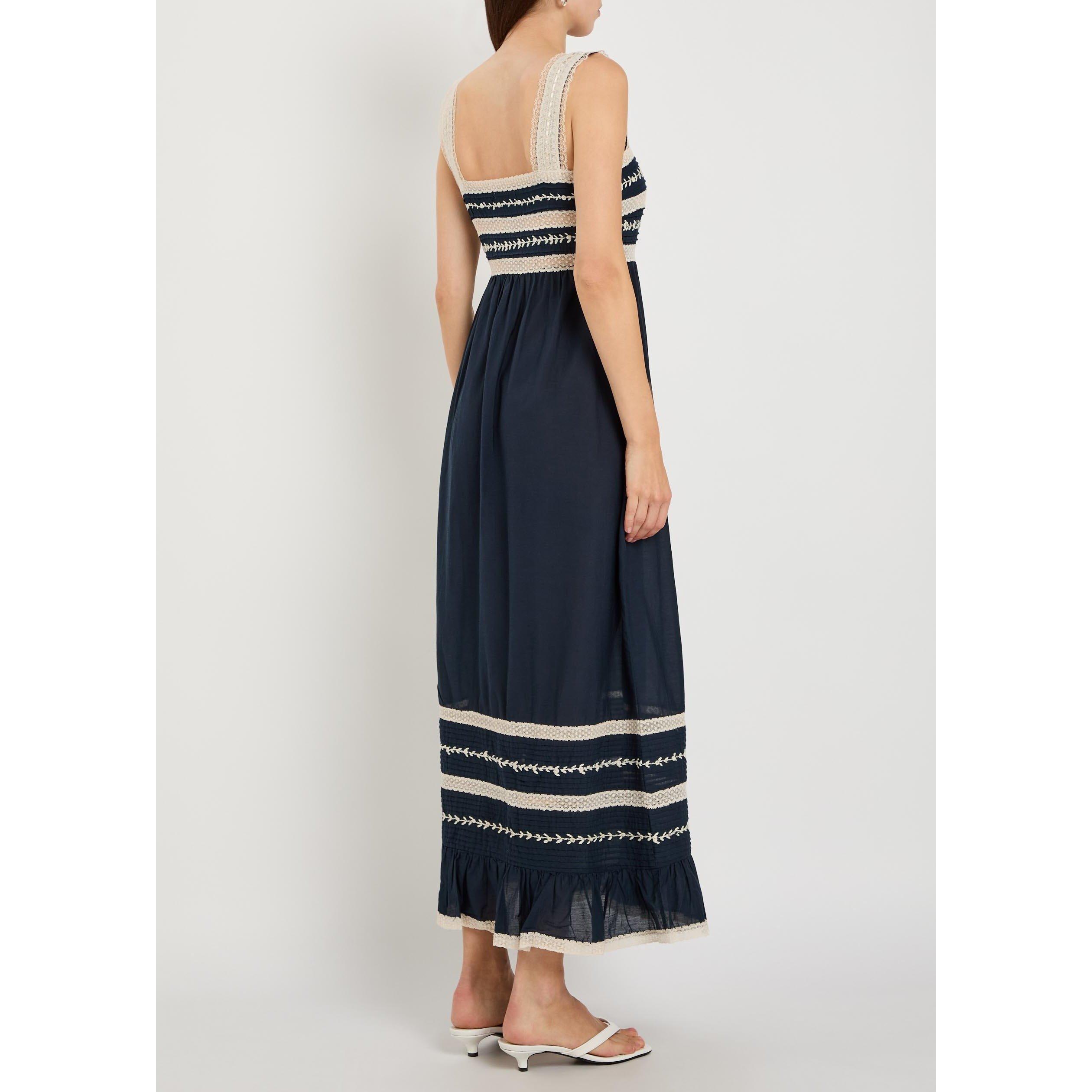 NAVY - RIXO - LD Malie Dress - 3