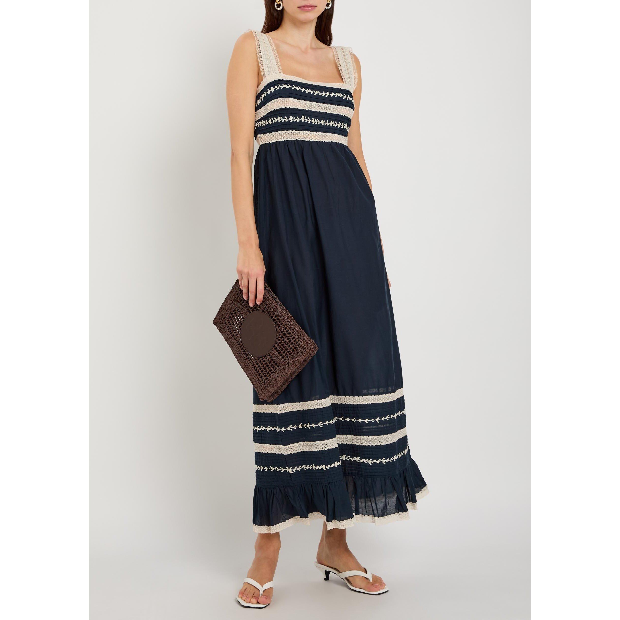 NAVY - RIXO - LD Malie Dress - 5