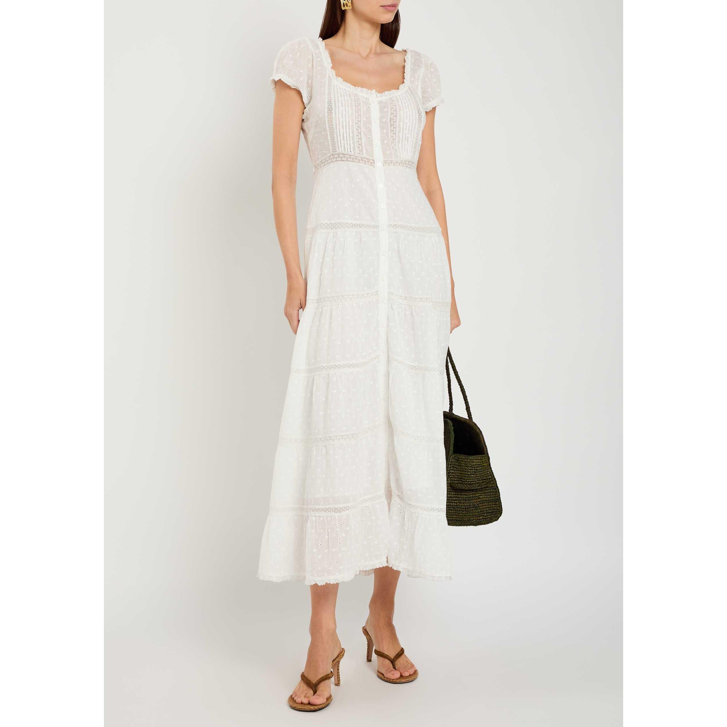 IVORY - RIXO - LD Jaclyn Dress - 5