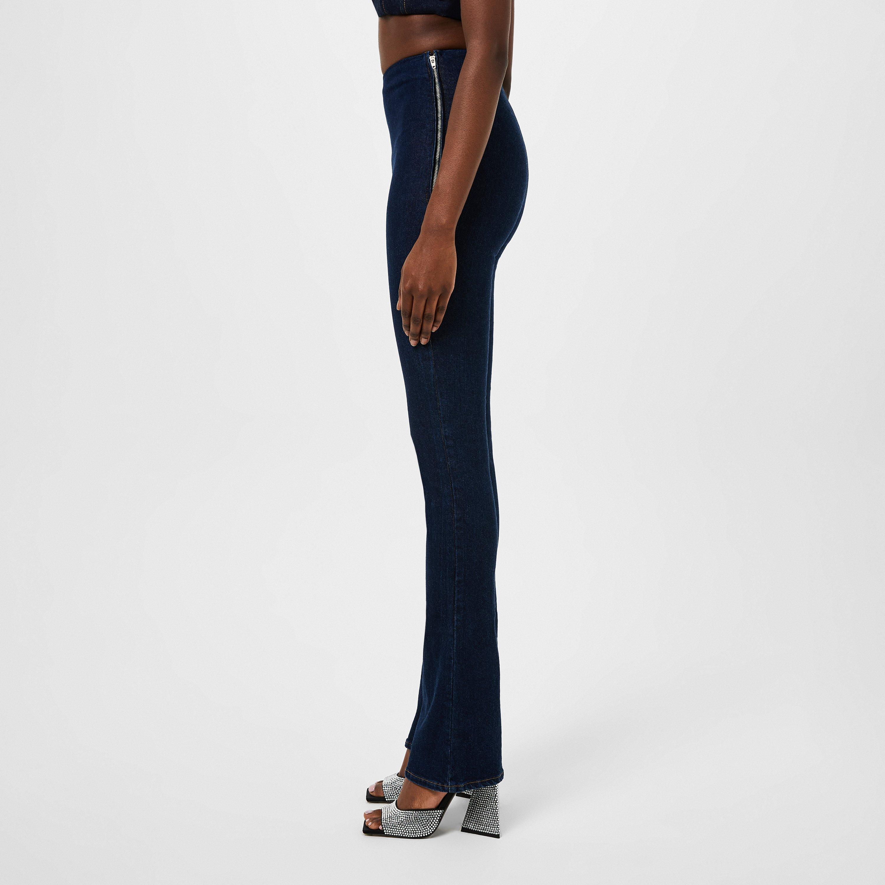 Midnight - EB Denim - Women's Split Hem Bootcut Jeans - 2