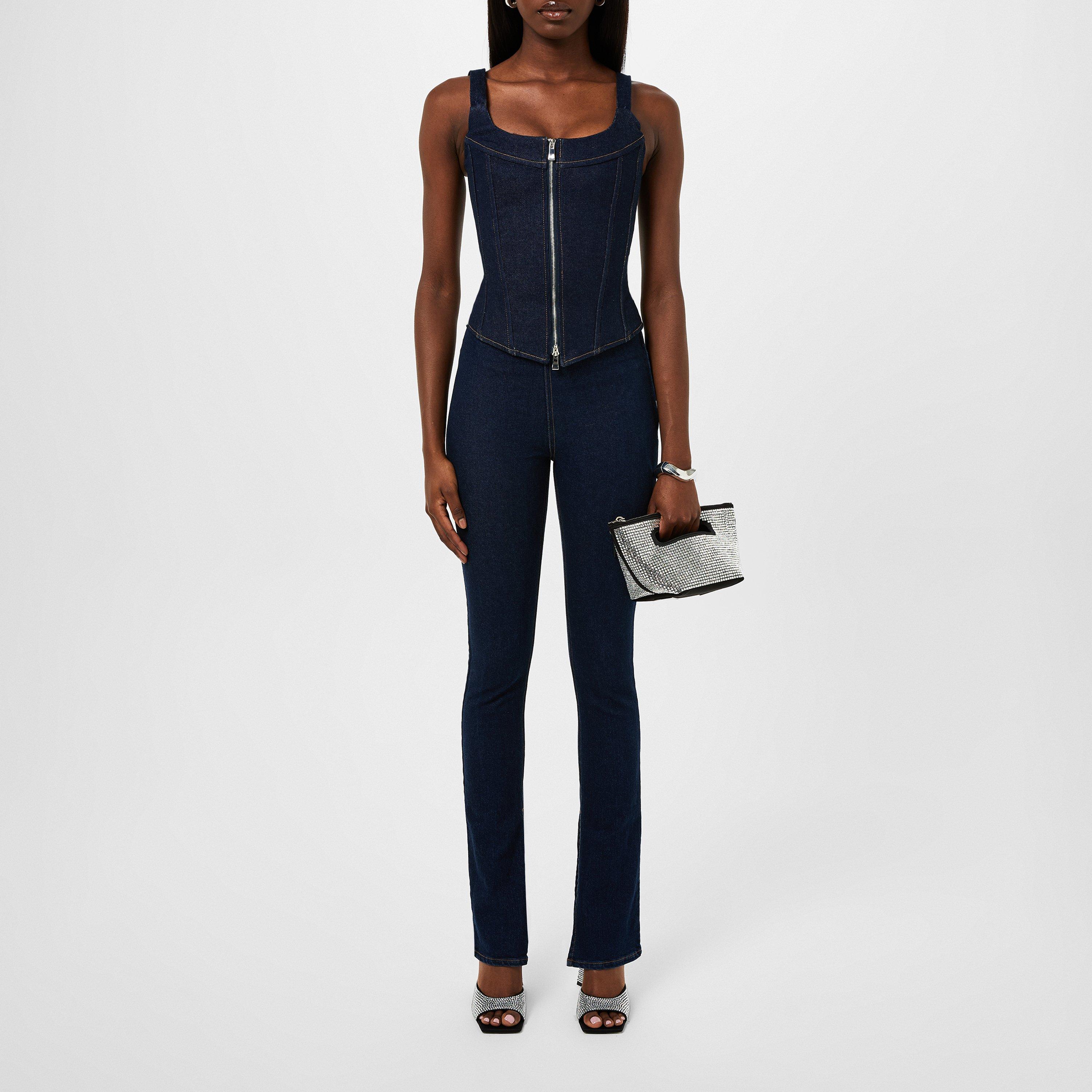 Midnight - EB Denim - Women's Split Hem Bootcut Jeans - 4