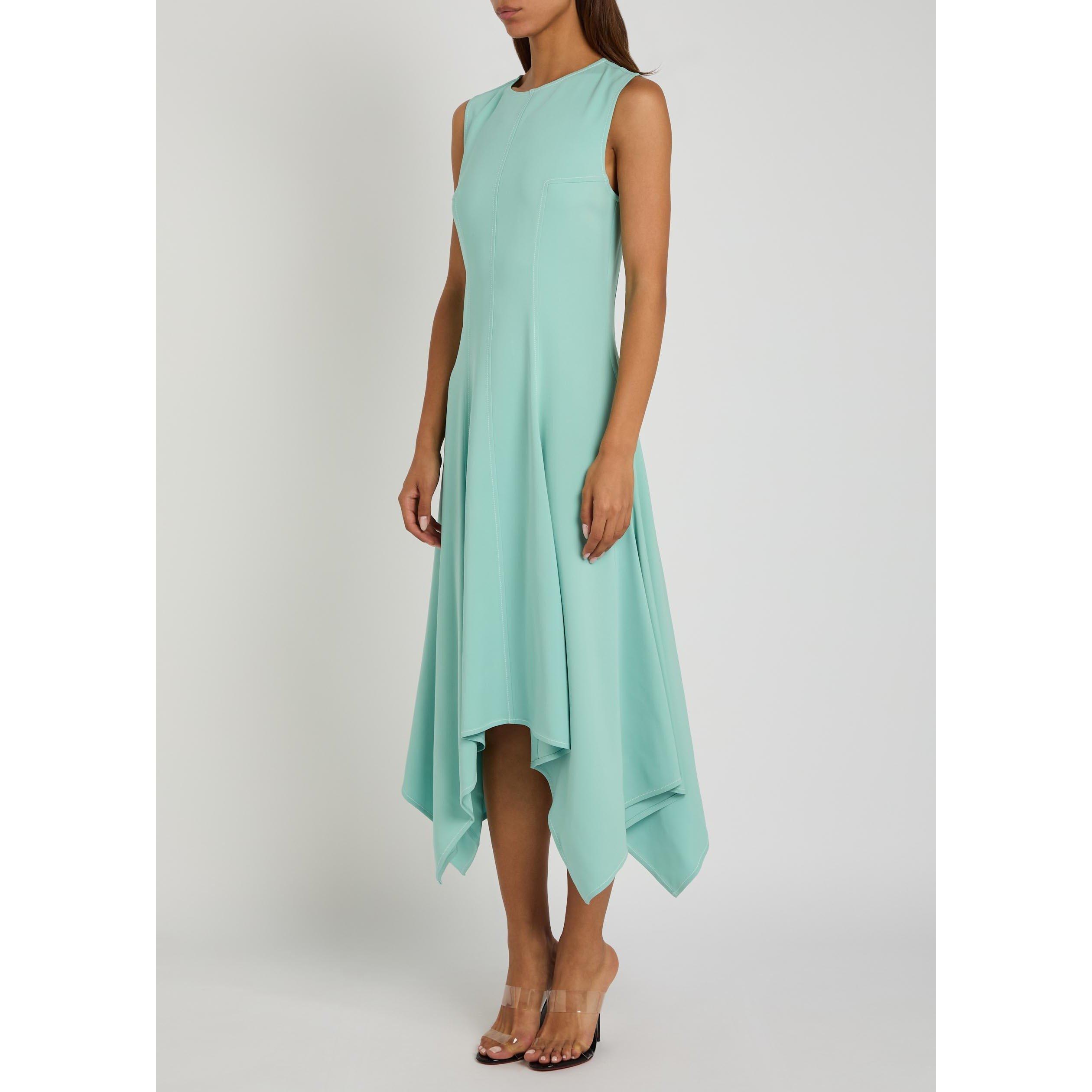 BLUE - Stella McCartney - Women's Midi A Line Dress - 2