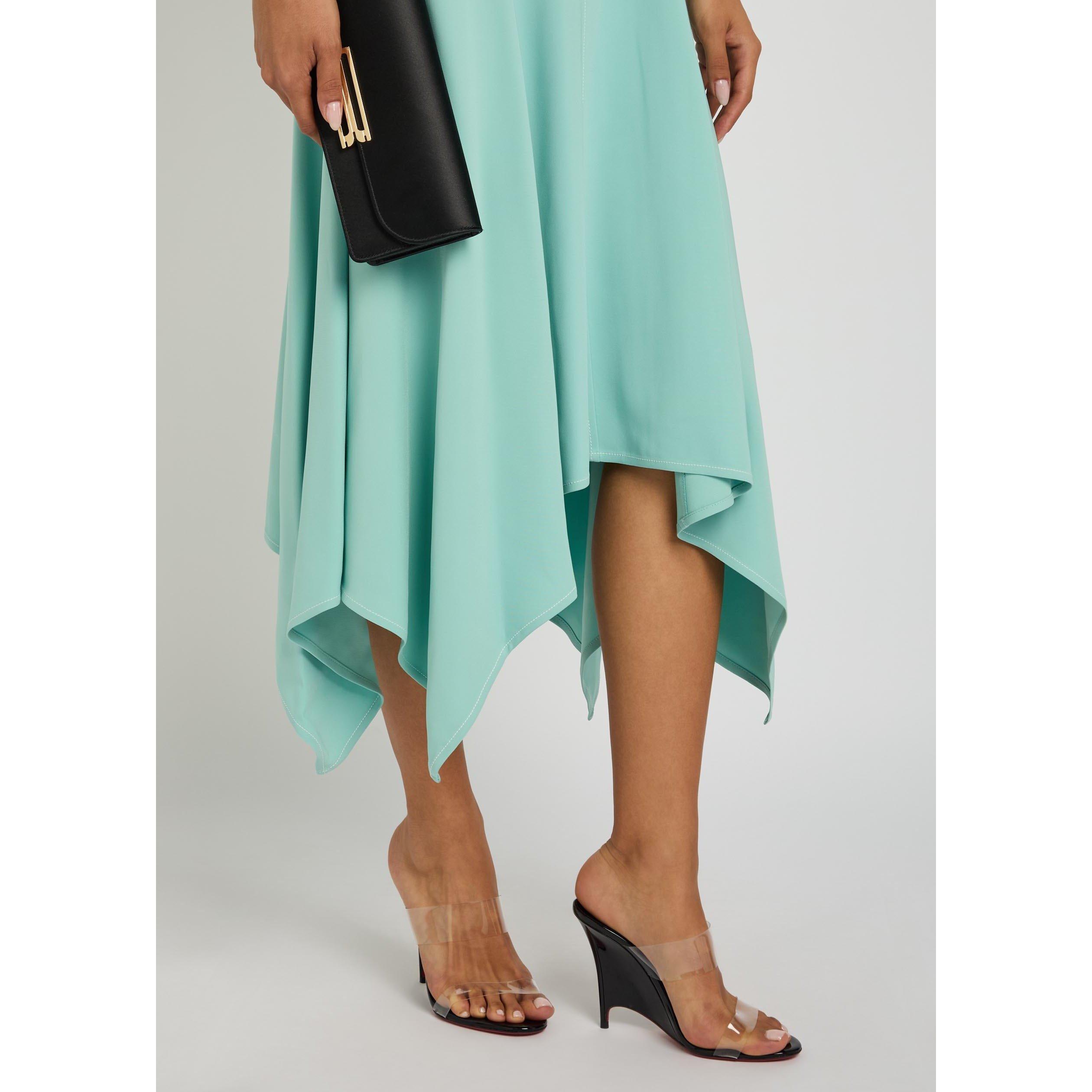 BLUE - Stella McCartney - Women's Midi A Line Dress - 4