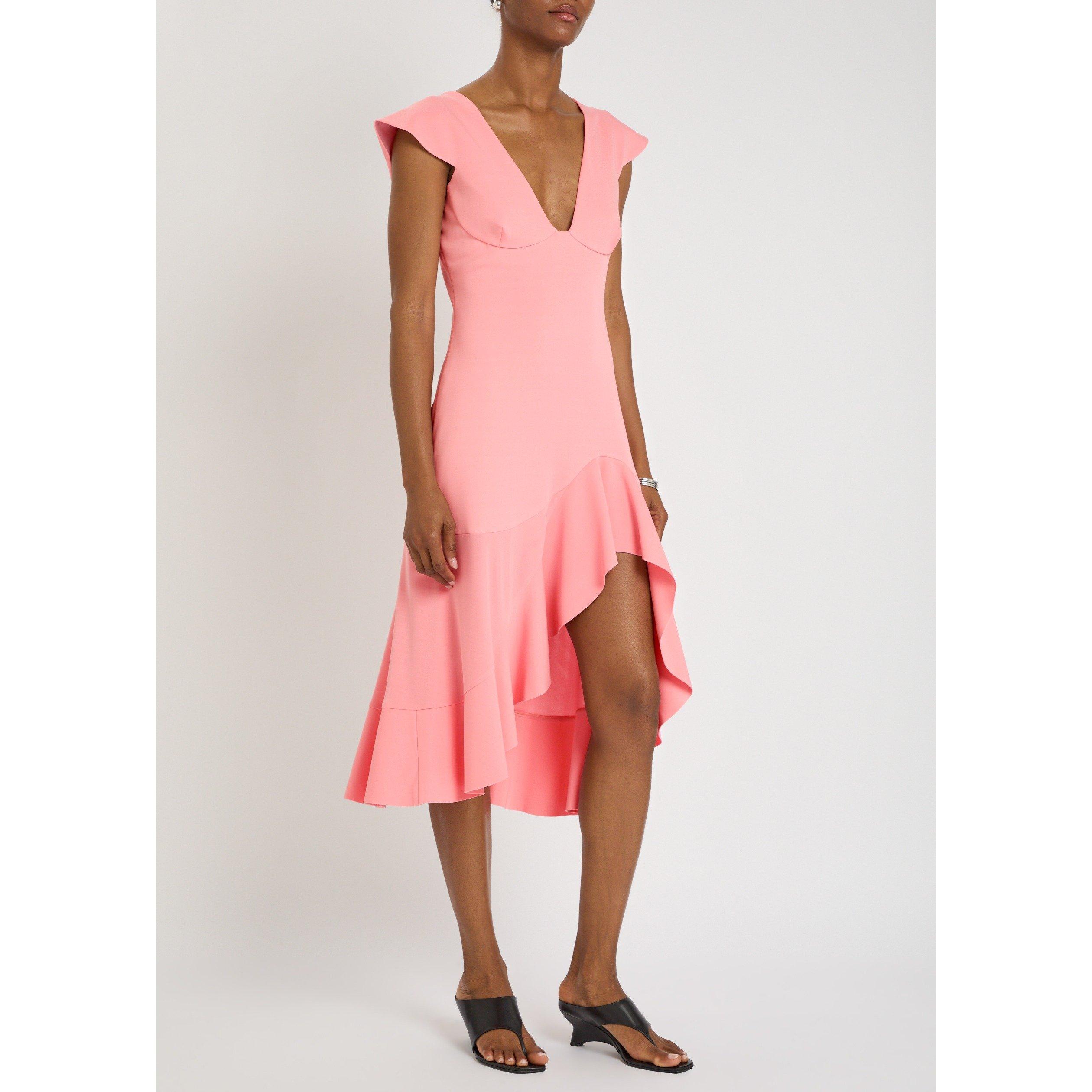 LIGHT PINK - Stella McCartney - Women's Frill Maxi Dress - 2