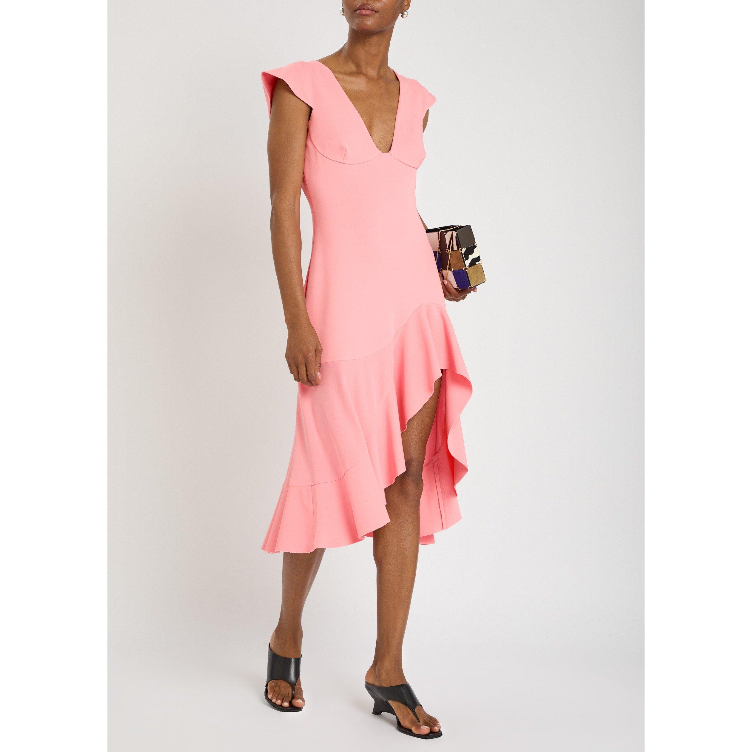 LIGHT PINK - Stella McCartney - Women's Frill Maxi Dress - 5