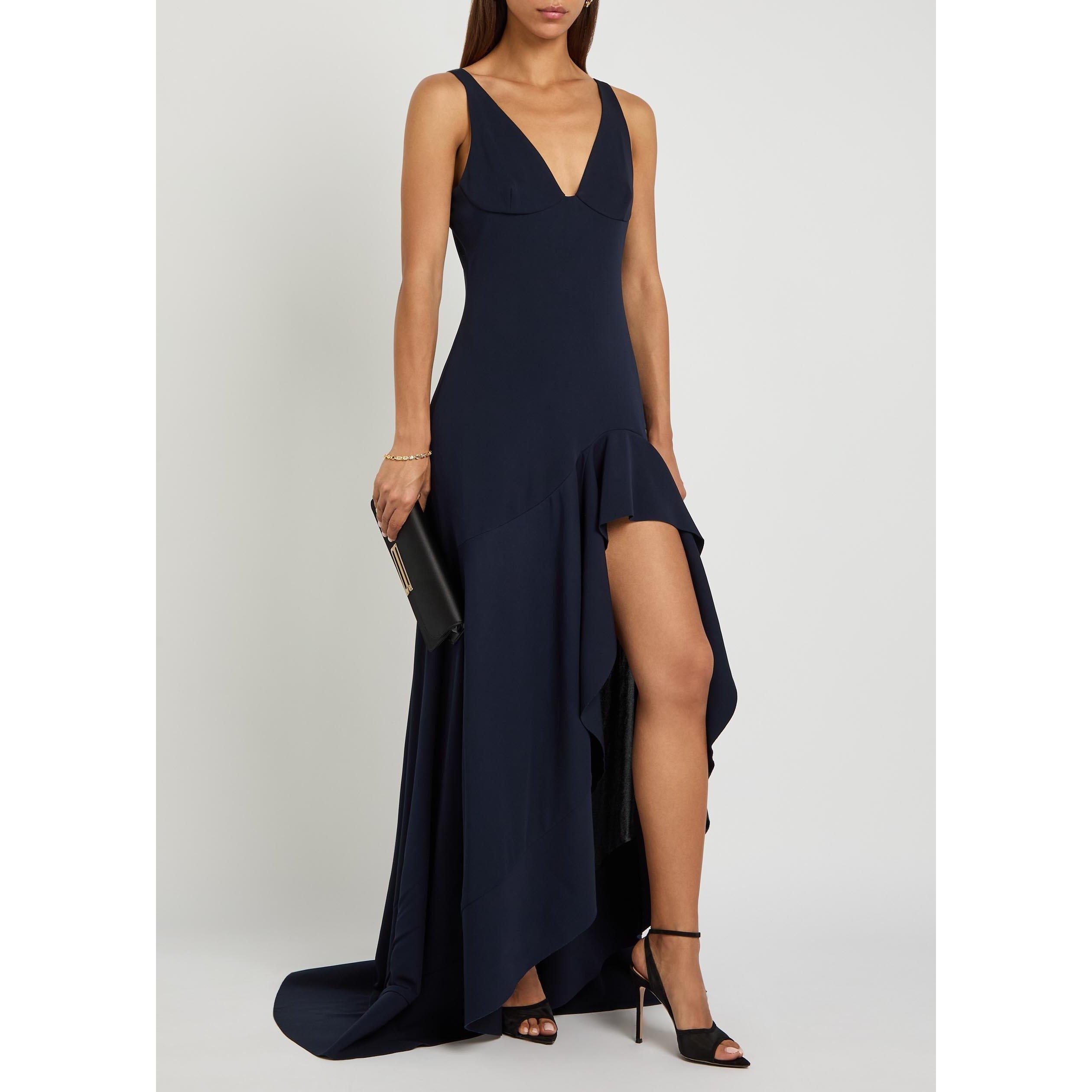 NAVY - Stella McCartney - Frill Long Dress - 5