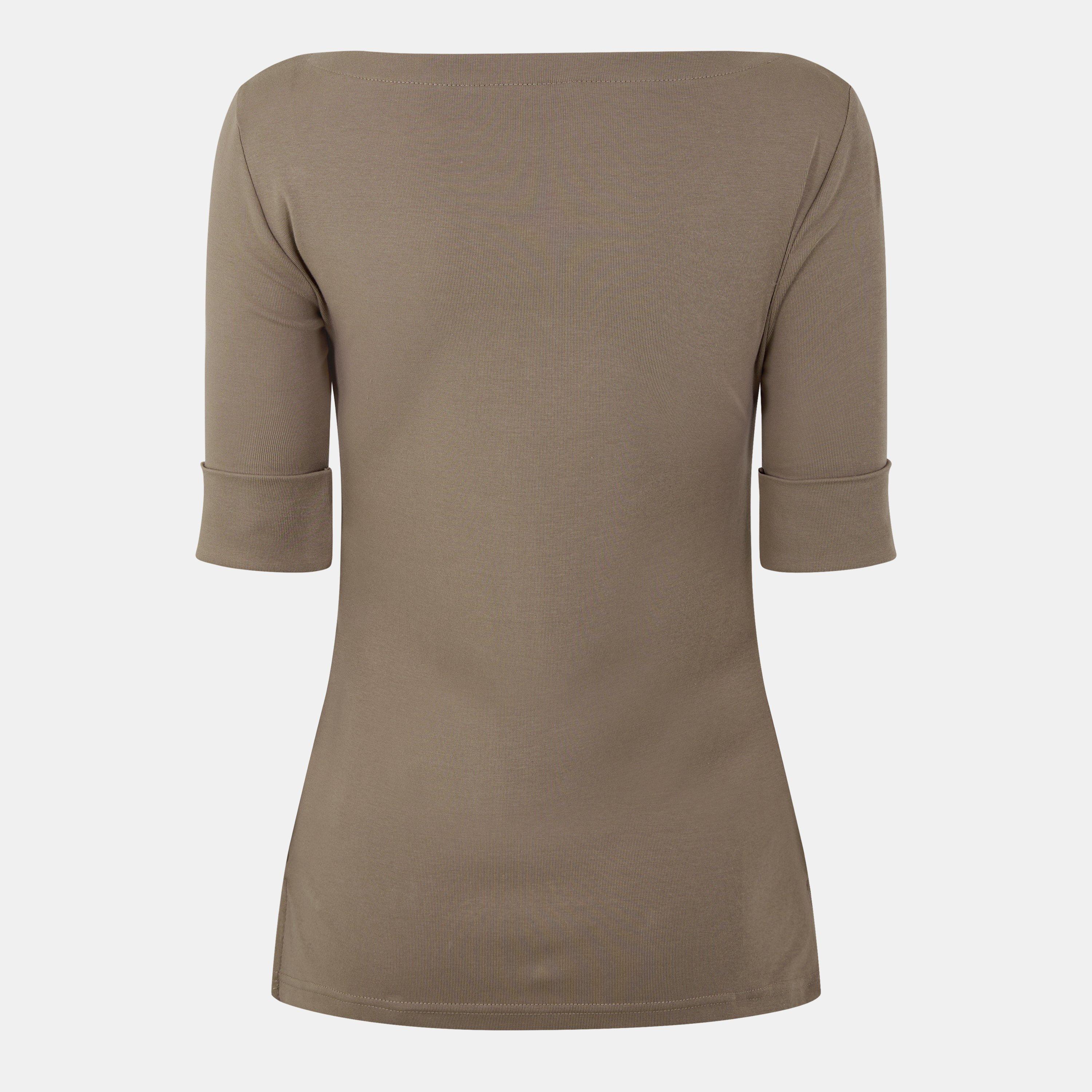 Birch Tan - Lauren by Ralph Lauren - Judy Knit Top - 2