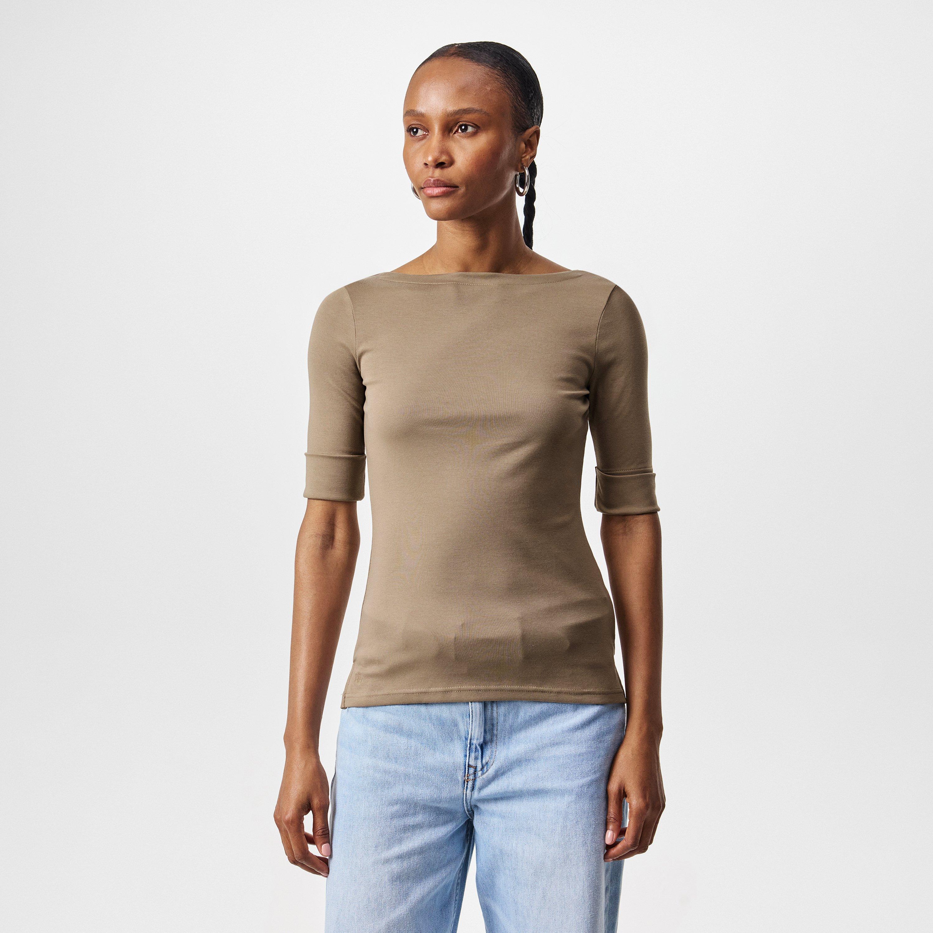 Birch Tan - Lauren by Ralph Lauren - Judy Knit Top - 3