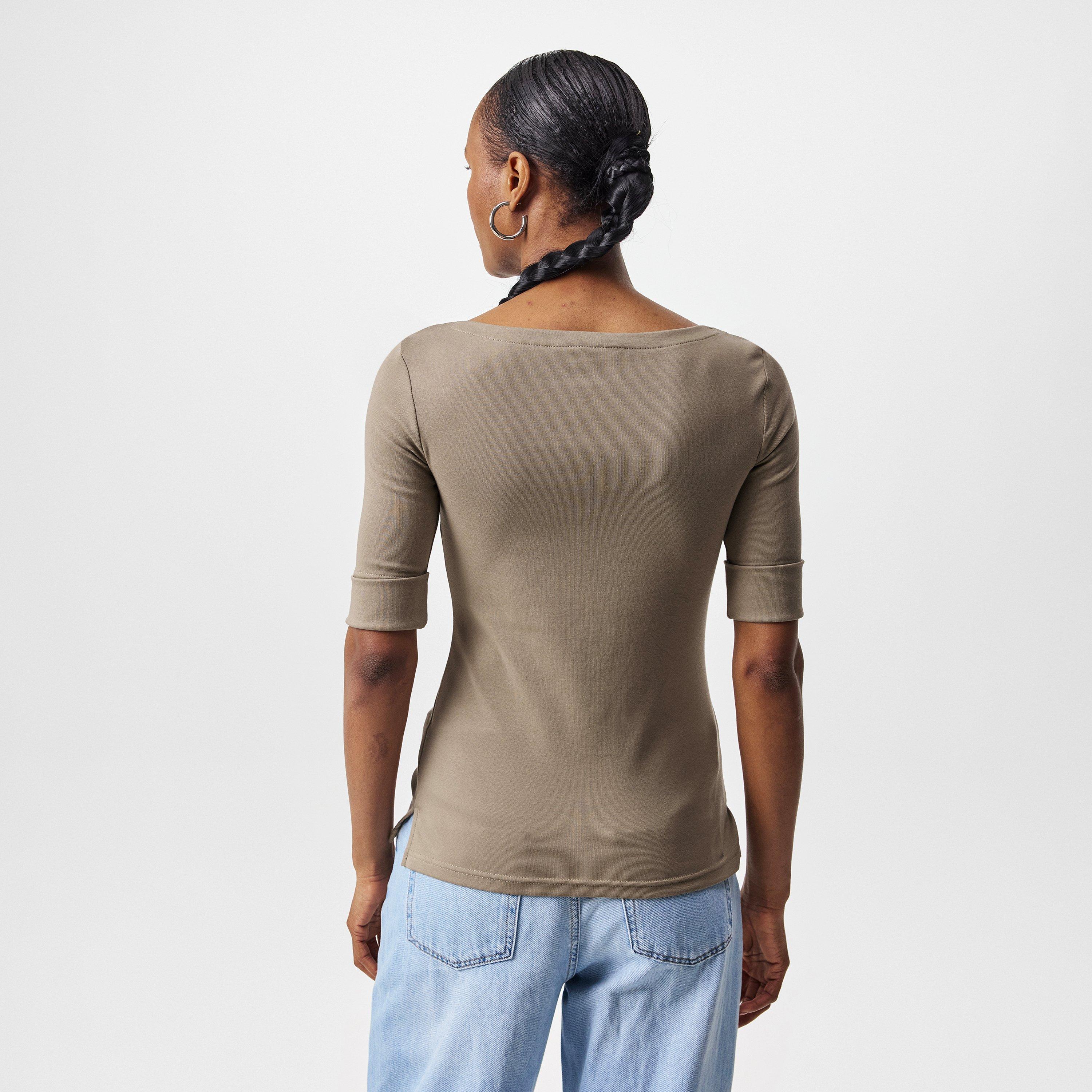 Birch Tan - Lauren by Ralph Lauren - Judy Knit Top - 4