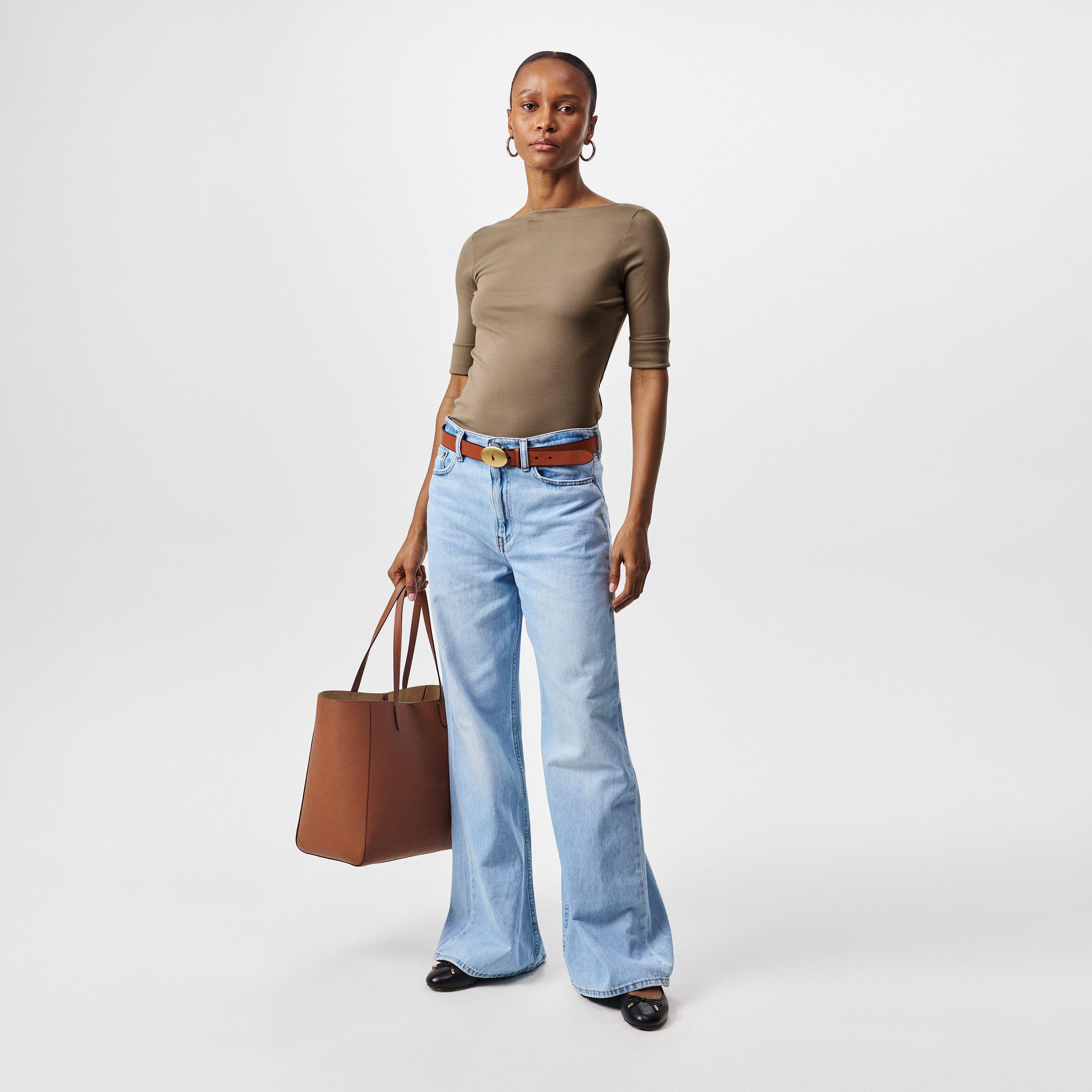 Birch Tan - Lauren by Ralph Lauren - Judy Knit Top - 6