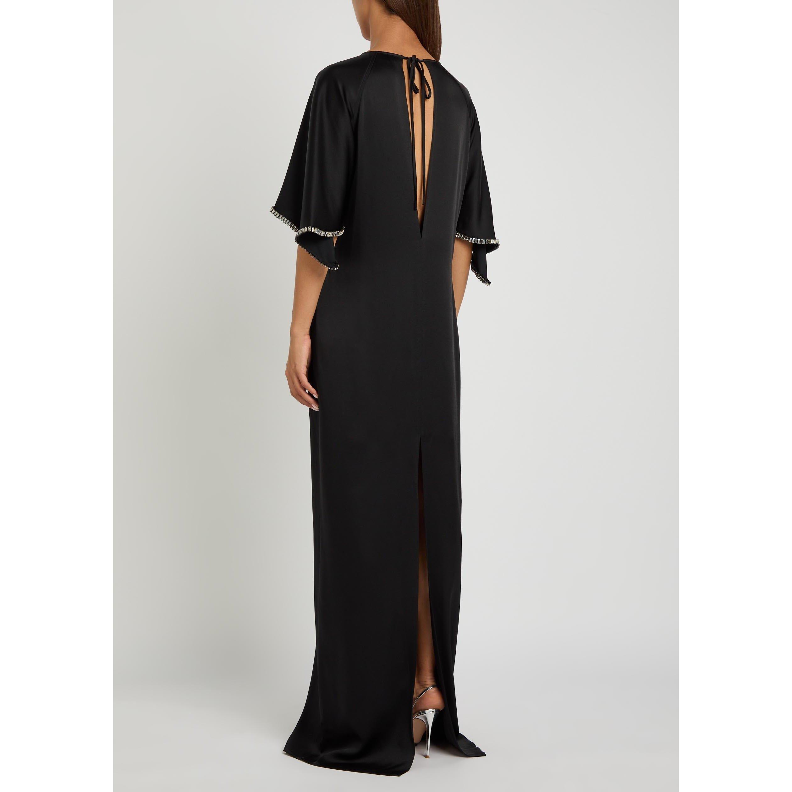 BLACK - Stella McCartney - Embellished Handkerchief Dress - 3