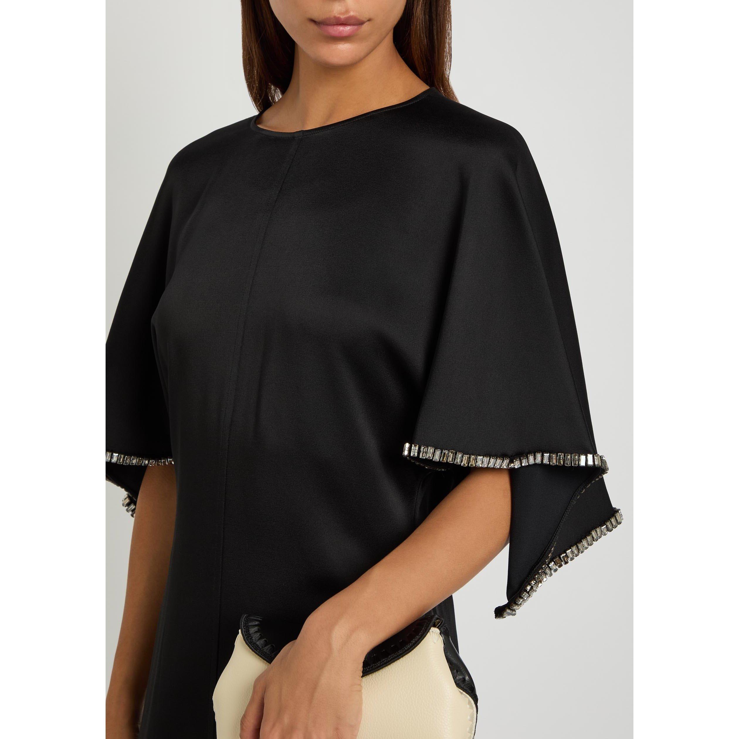 BLACK - Stella McCartney - Embellished Handkerchief Dress - 4