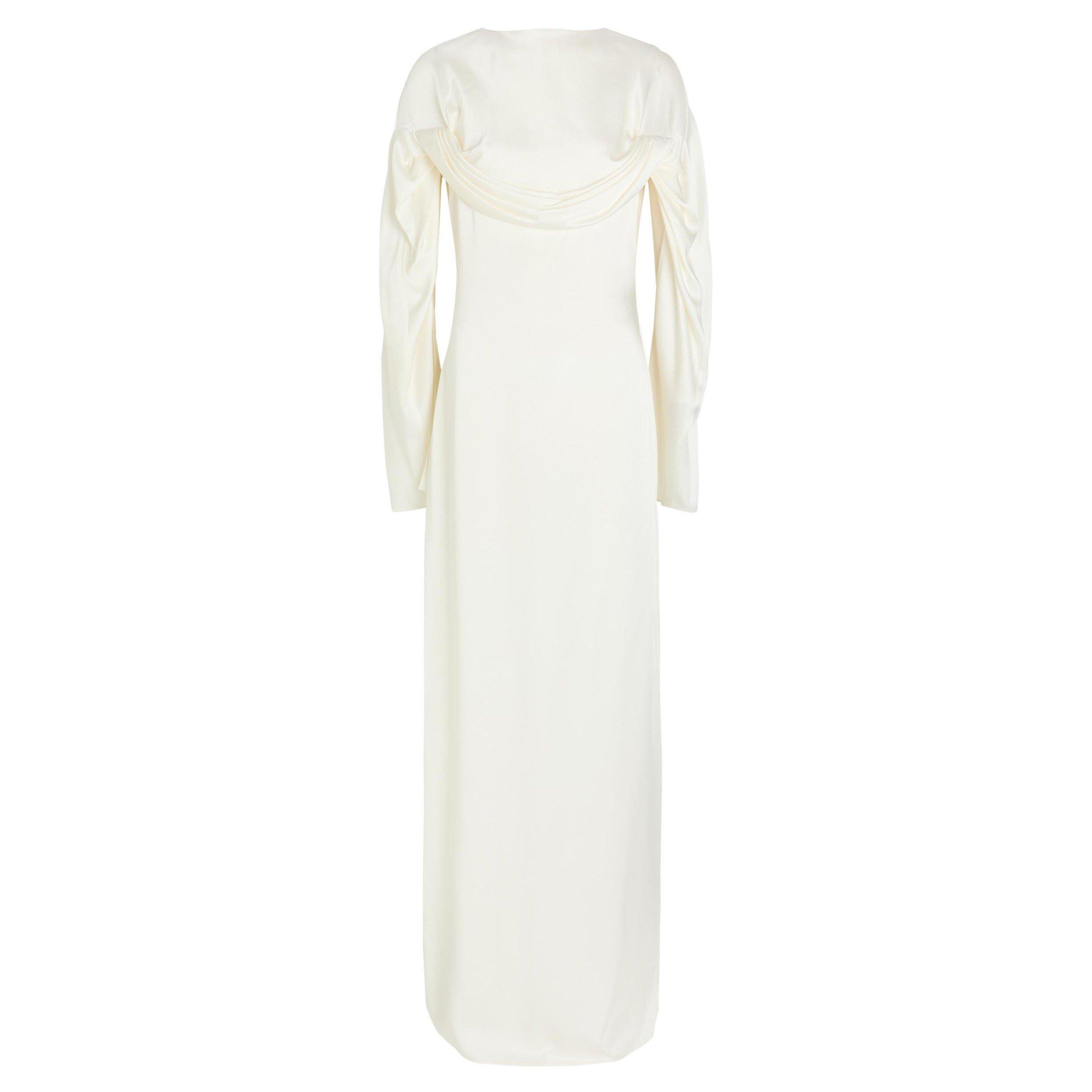 CREAM - Stella McCartney - Draped Satin Dress - 1