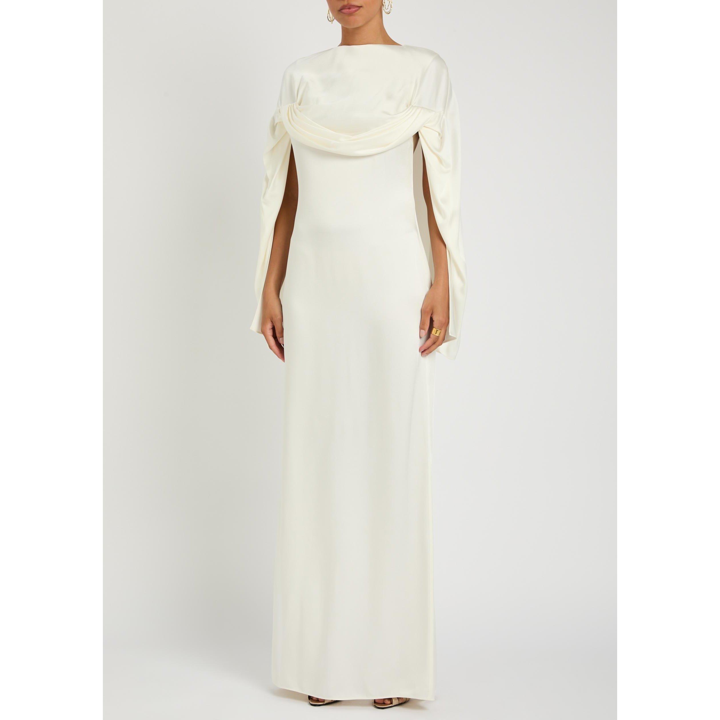 CREAM - Stella McCartney - Draped Satin Dress - 2