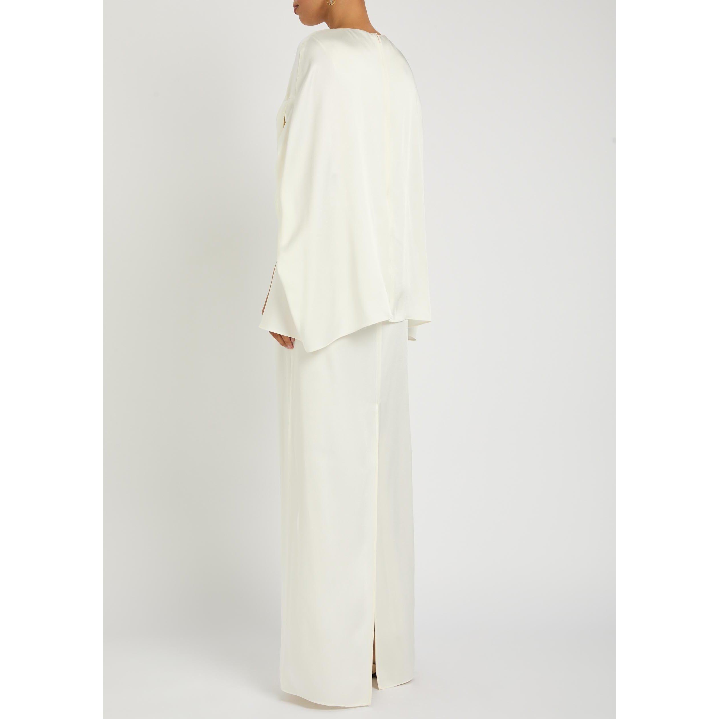CREAM - Stella McCartney - Draped Satin Dress - 3