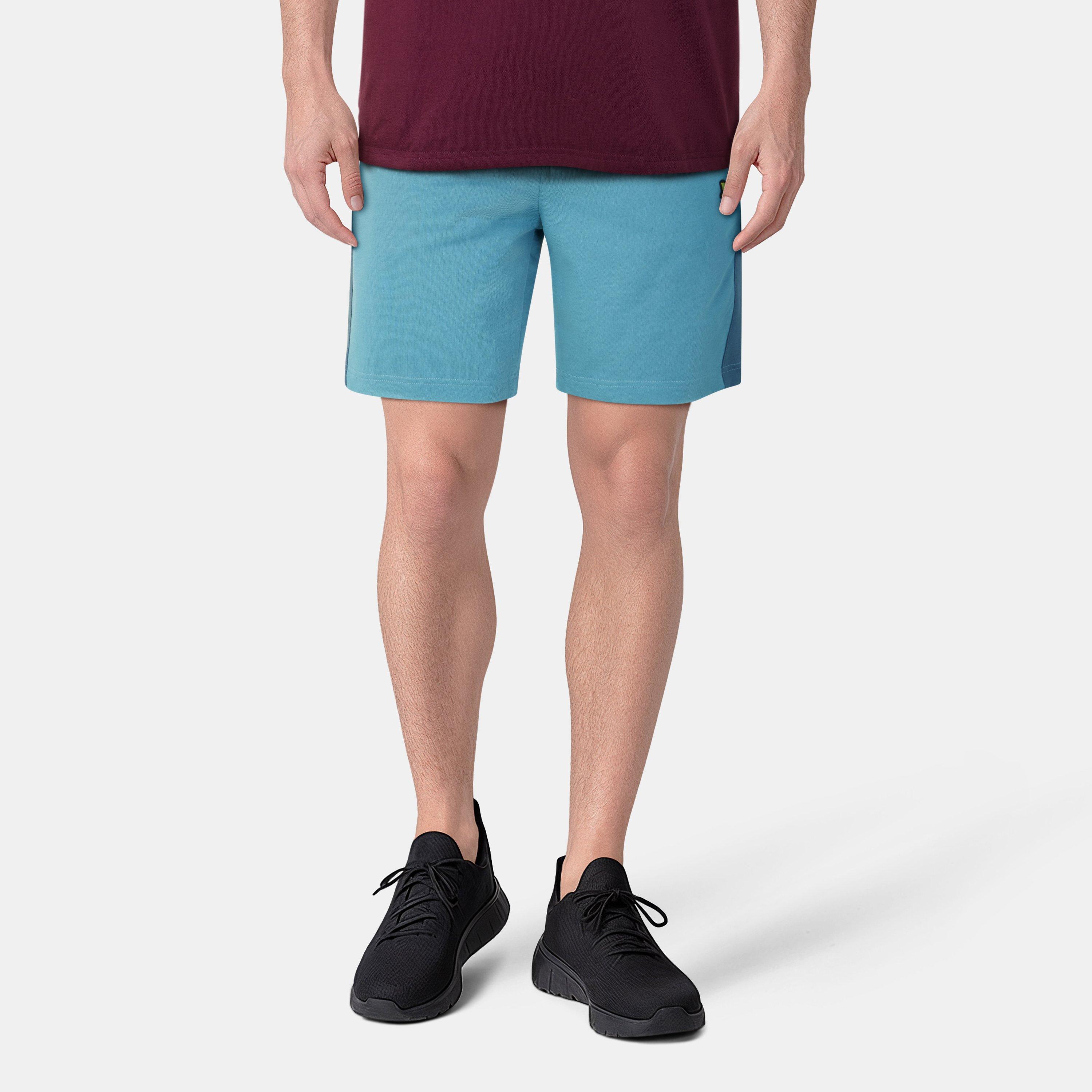 Wht/Navy/Nebula - Lyle and Scott - Striped Short-Sleeve Performance Gym Top - 3