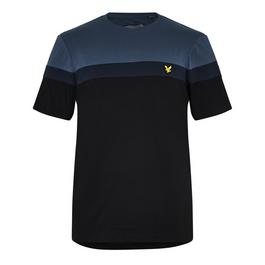 Lyle and Scott Striped T Shirt 2 Pack Mens