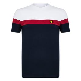 Lyle and Scott Striped T-Shirt 2 Pack Mens