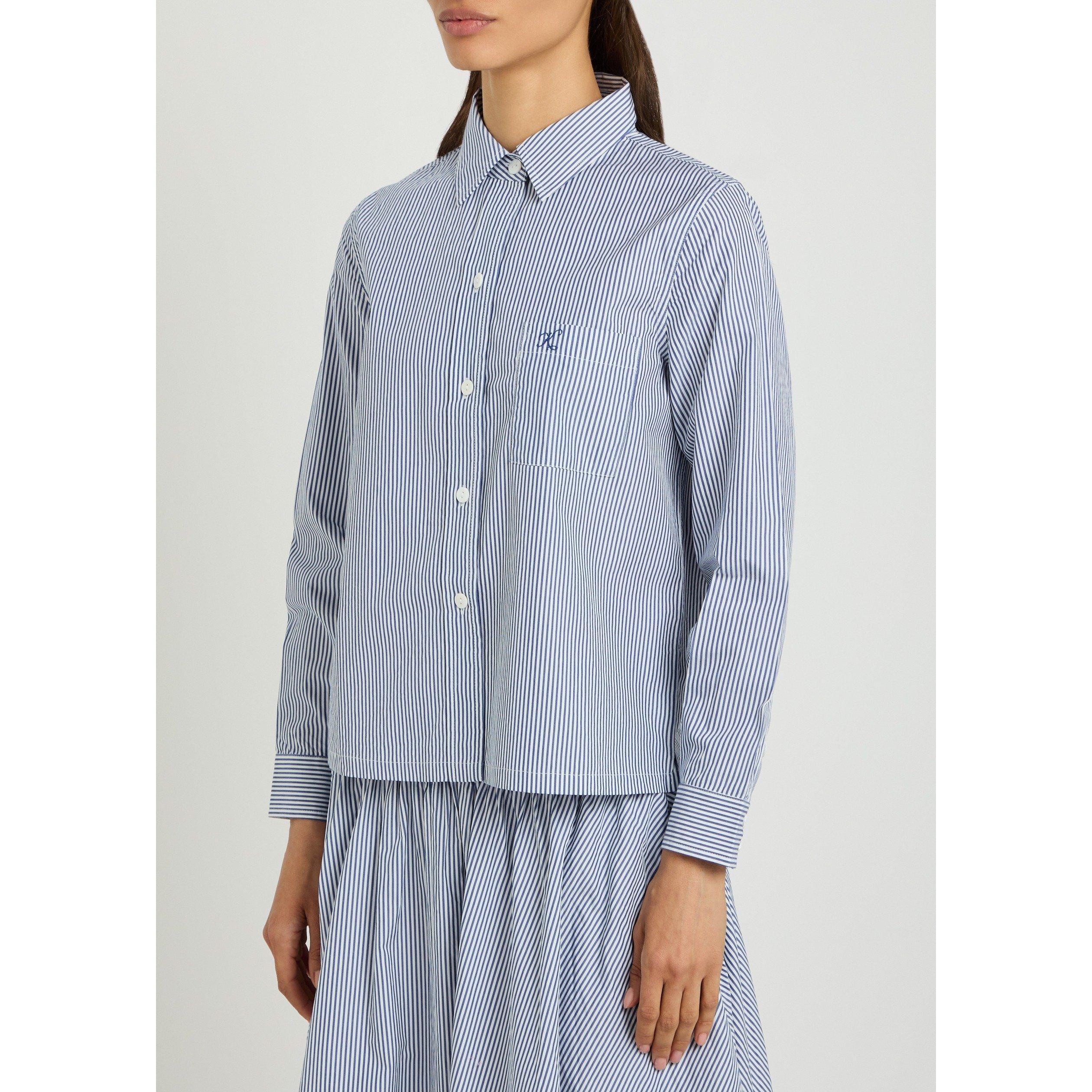 NAVY AND OTHER - Suzie Kondi - S VELLA SLIM BUTTON-UP SHIRT - 2