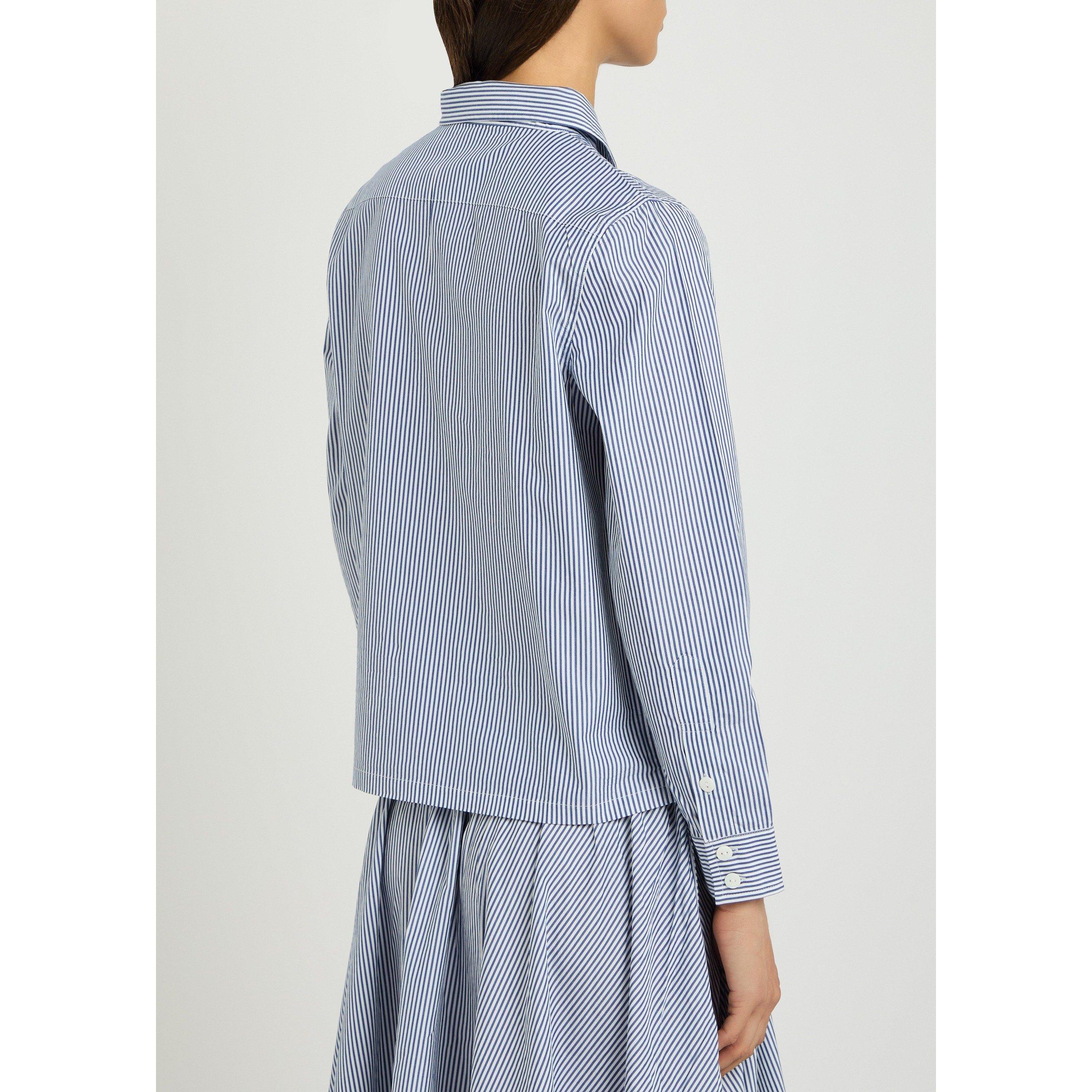 NAVY AND OTHER - Suzie Kondi - S VELLA SLIM BUTTON-UP SHIRT - 3