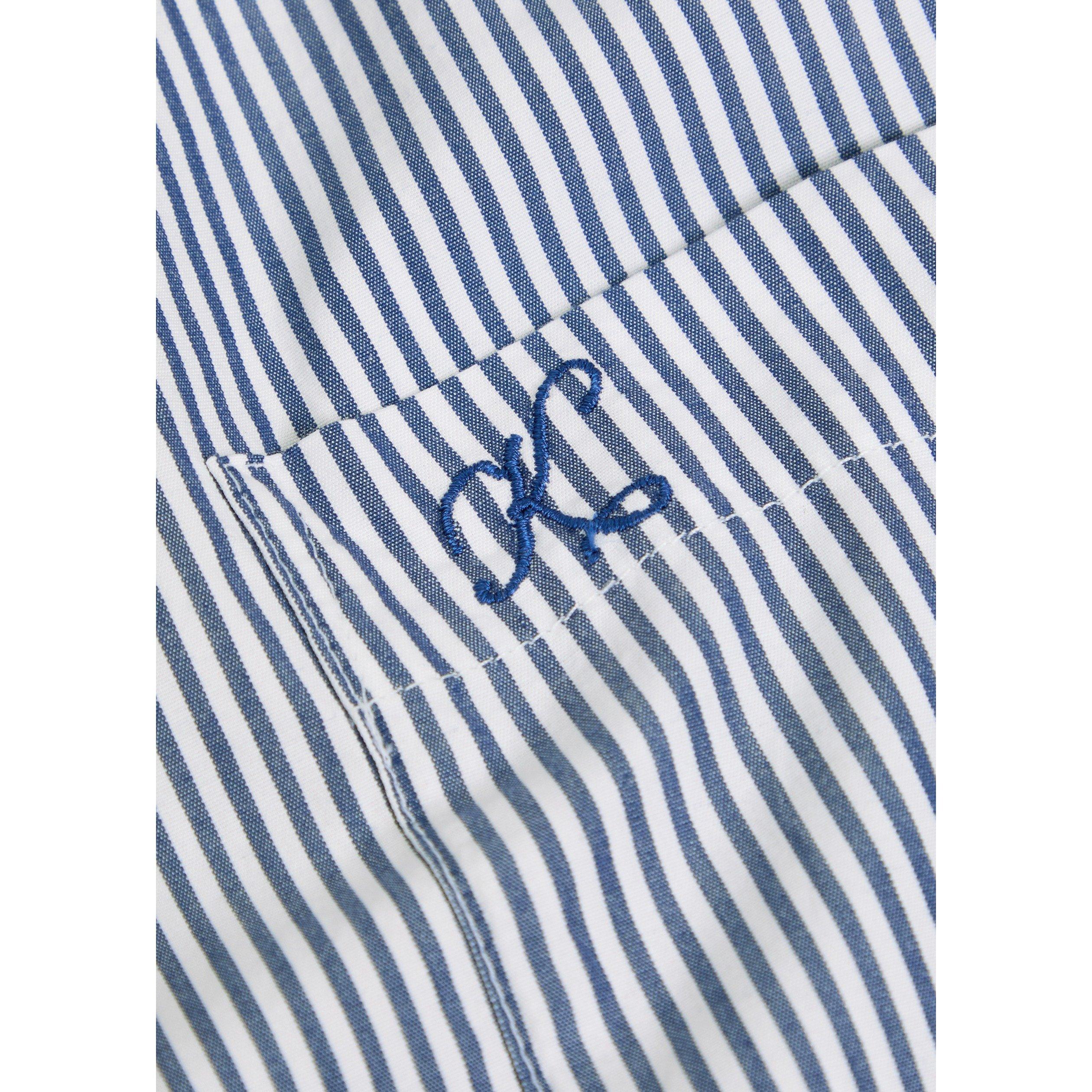 NAVY AND OTHER - Suzie Kondi - S VELLA SLIM BUTTON-UP SHIRT - 4