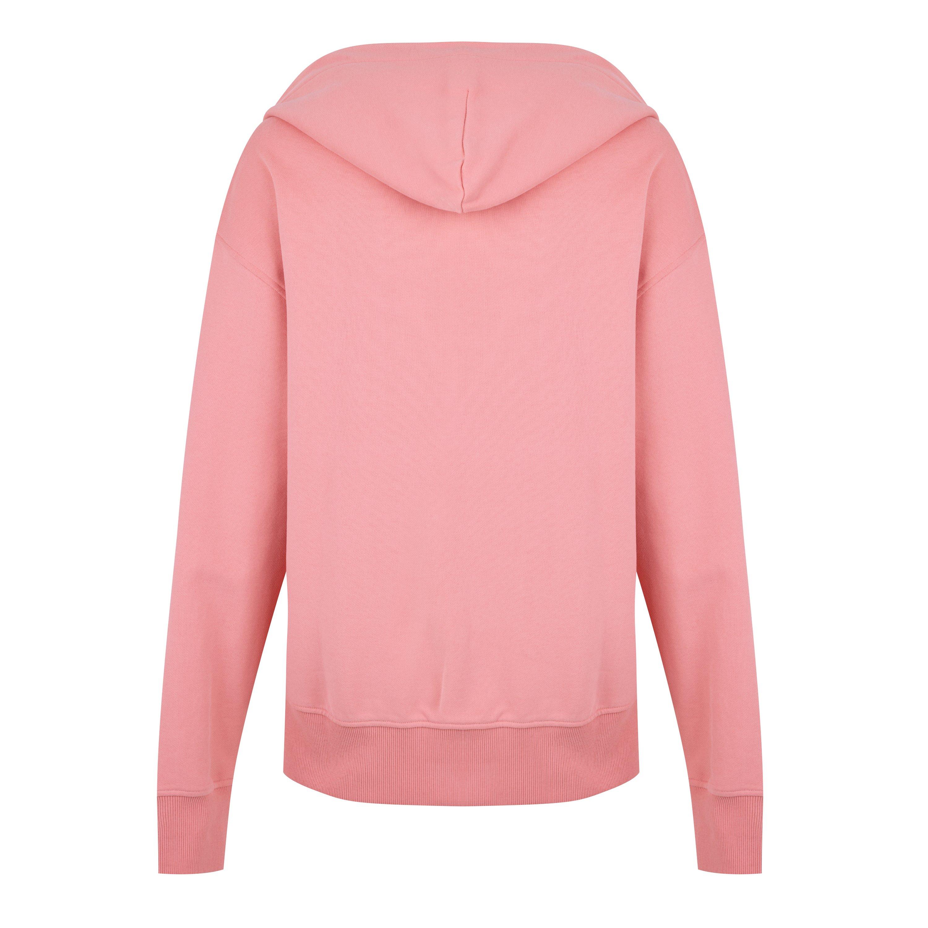 Light Pink - Boss - Women's Small Logo Hoodie, Tonal Lettering - 6