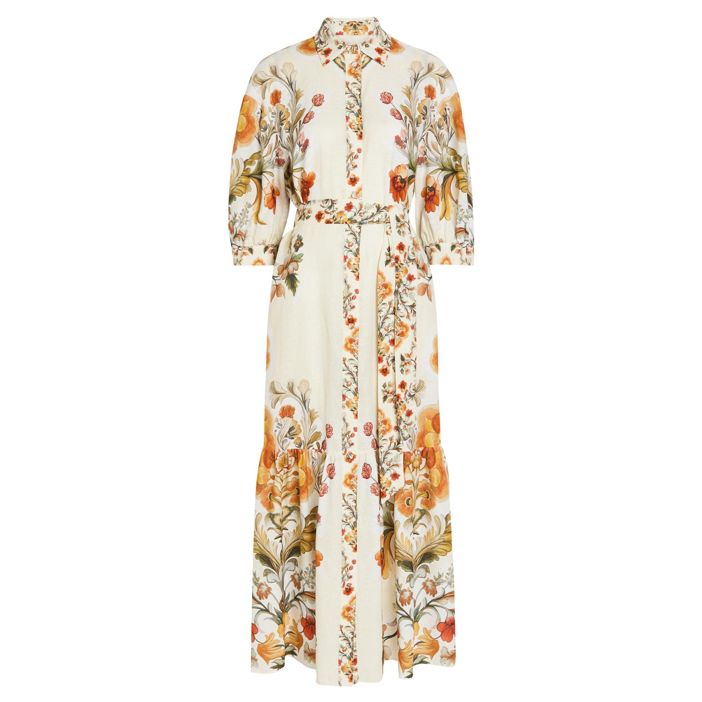 CREAM AND OTHER - Borgo de Nor - LD BIANCA LINEN MAXI DRESS