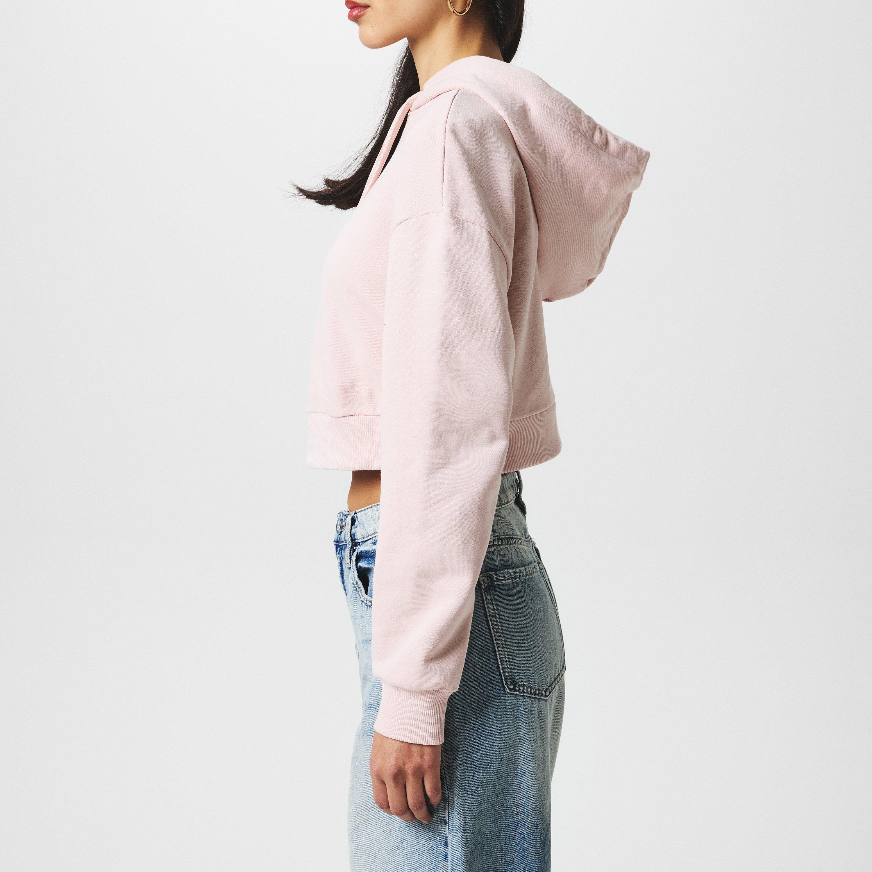 Milk Punch - Armani Exchange - Women's Cropped Hoodie - 2