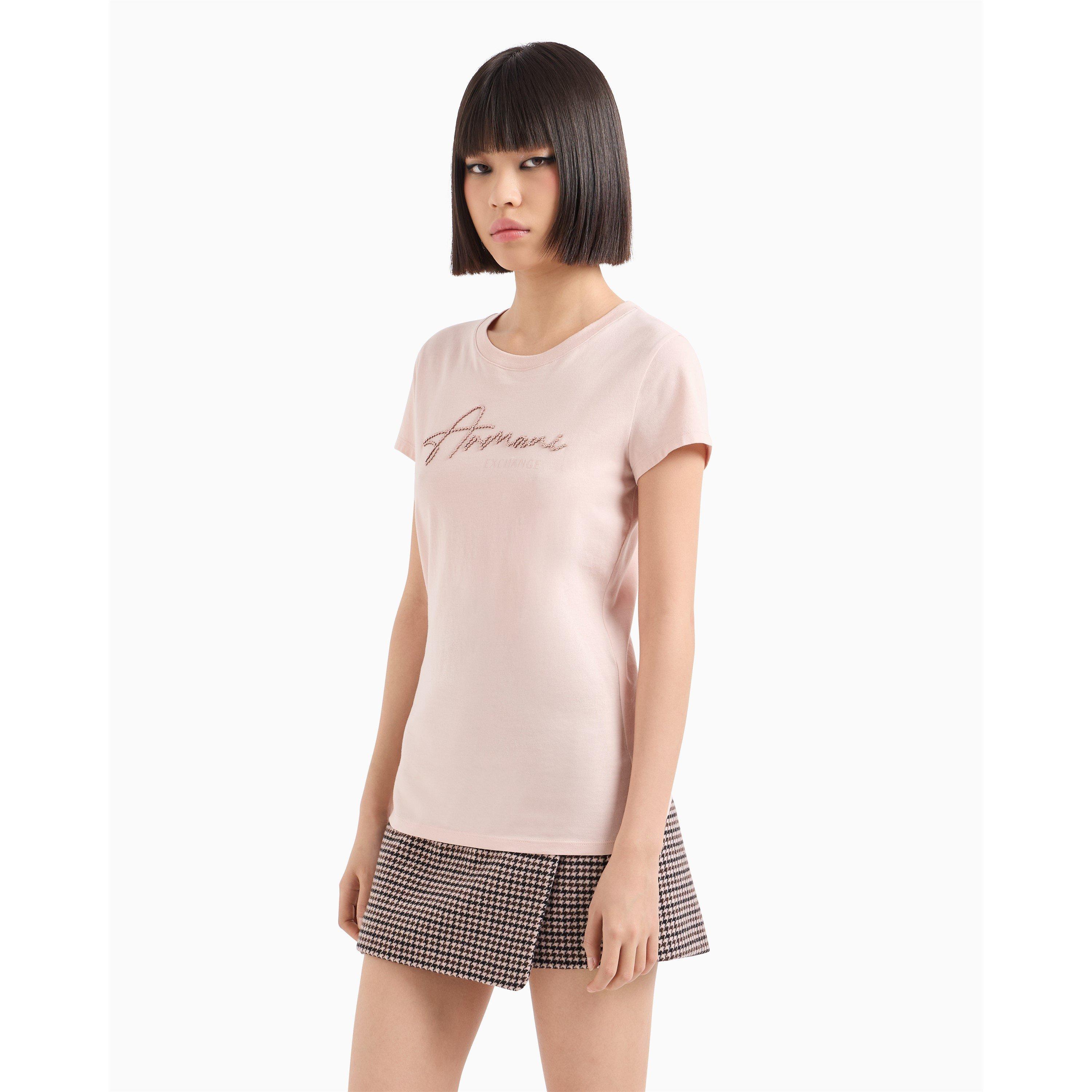 Milk Punch - Armani Exchange - Women's Regular Fit T-Shirt - 1