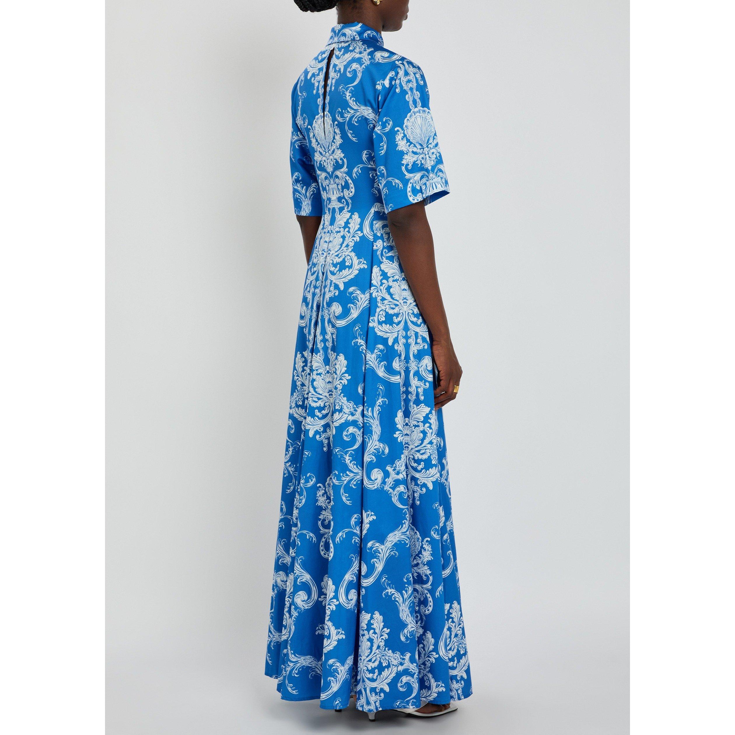 BLUE AND OTHER - Borgo de Nor - LD POSIE SS MAXI DRESS - 3
