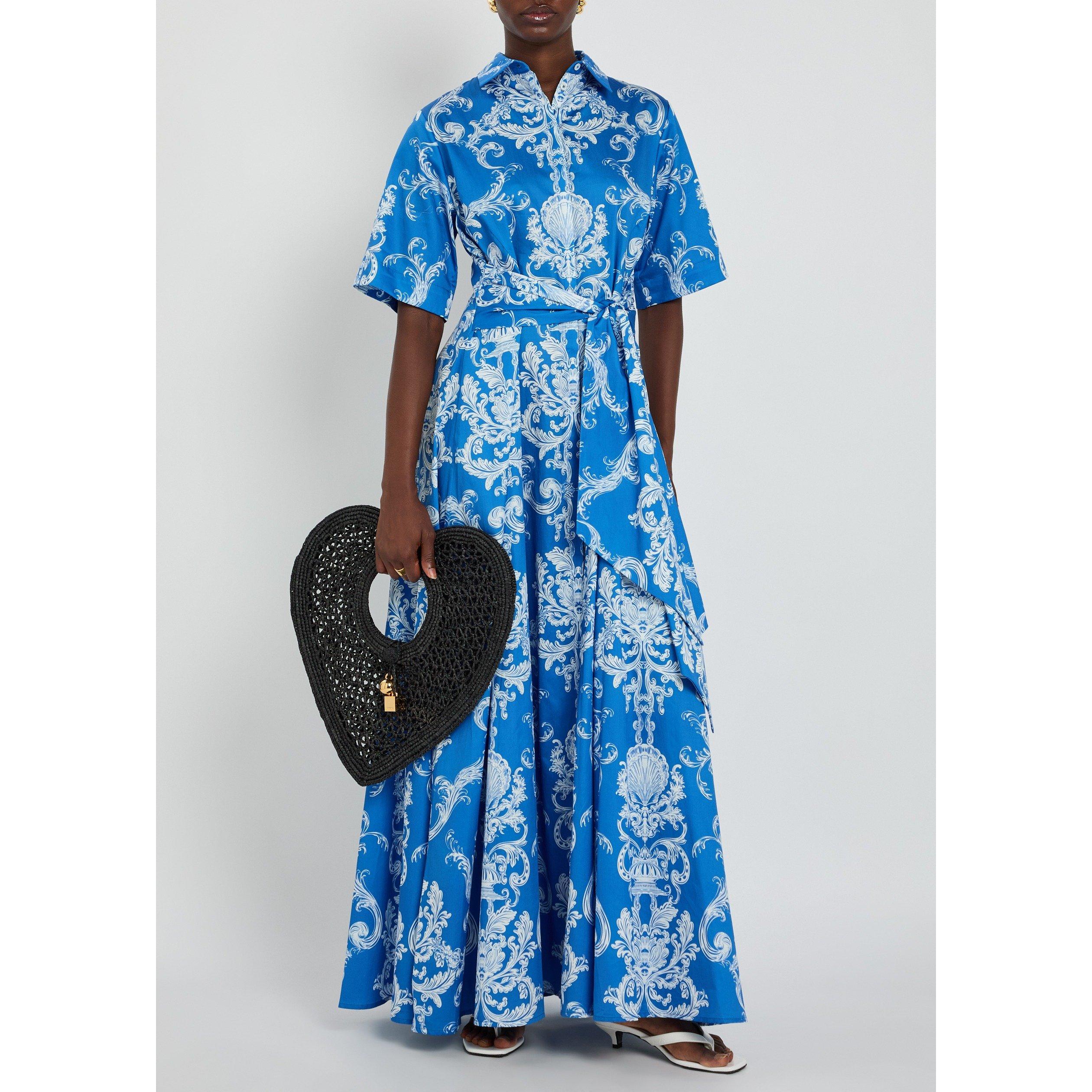 BLUE AND OTHER - Borgo de Nor - LD POSIE SS MAXI DRESS - 5