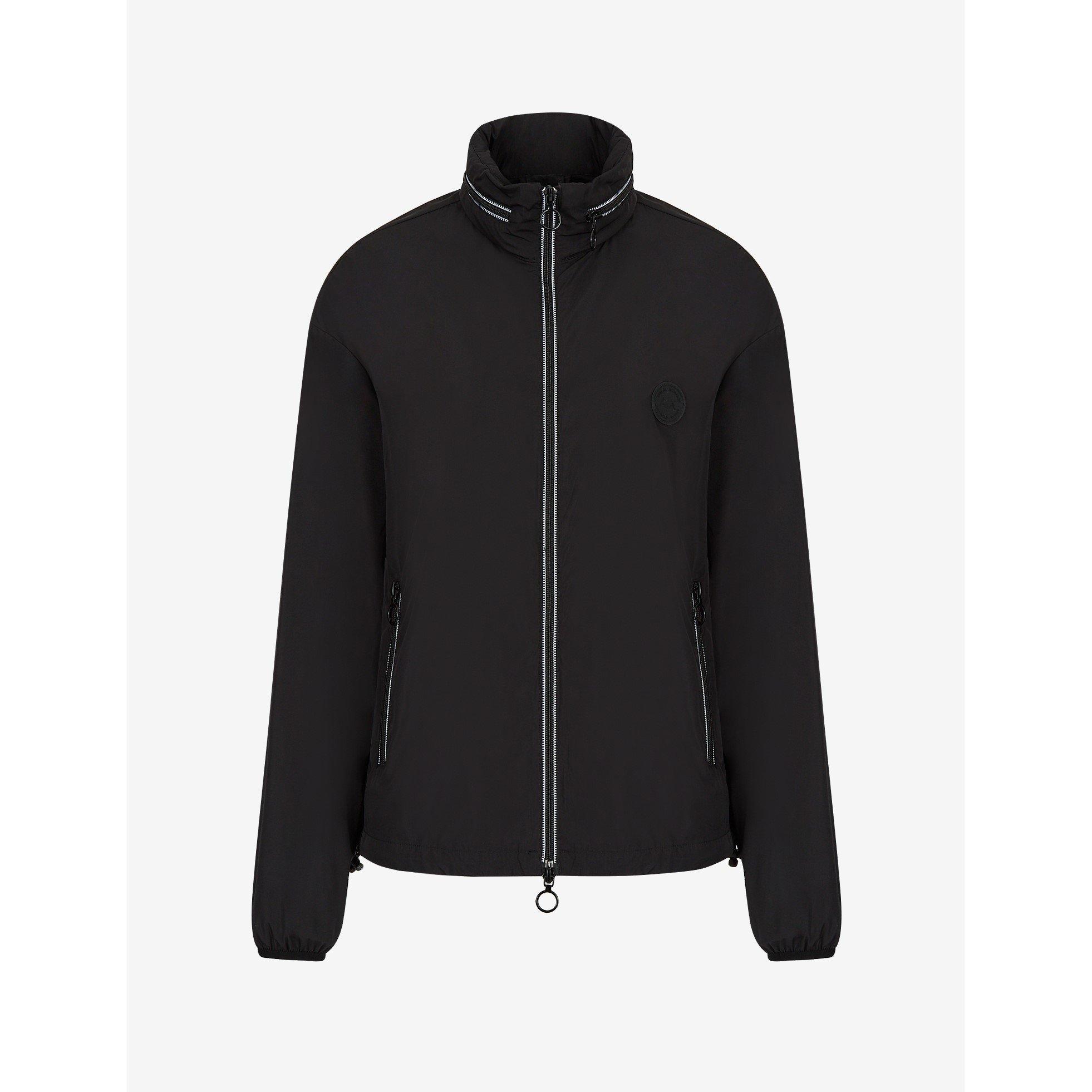 Black - Armani Exchange - Women's Water-Repellent Lightweight Rain Anorak - 5