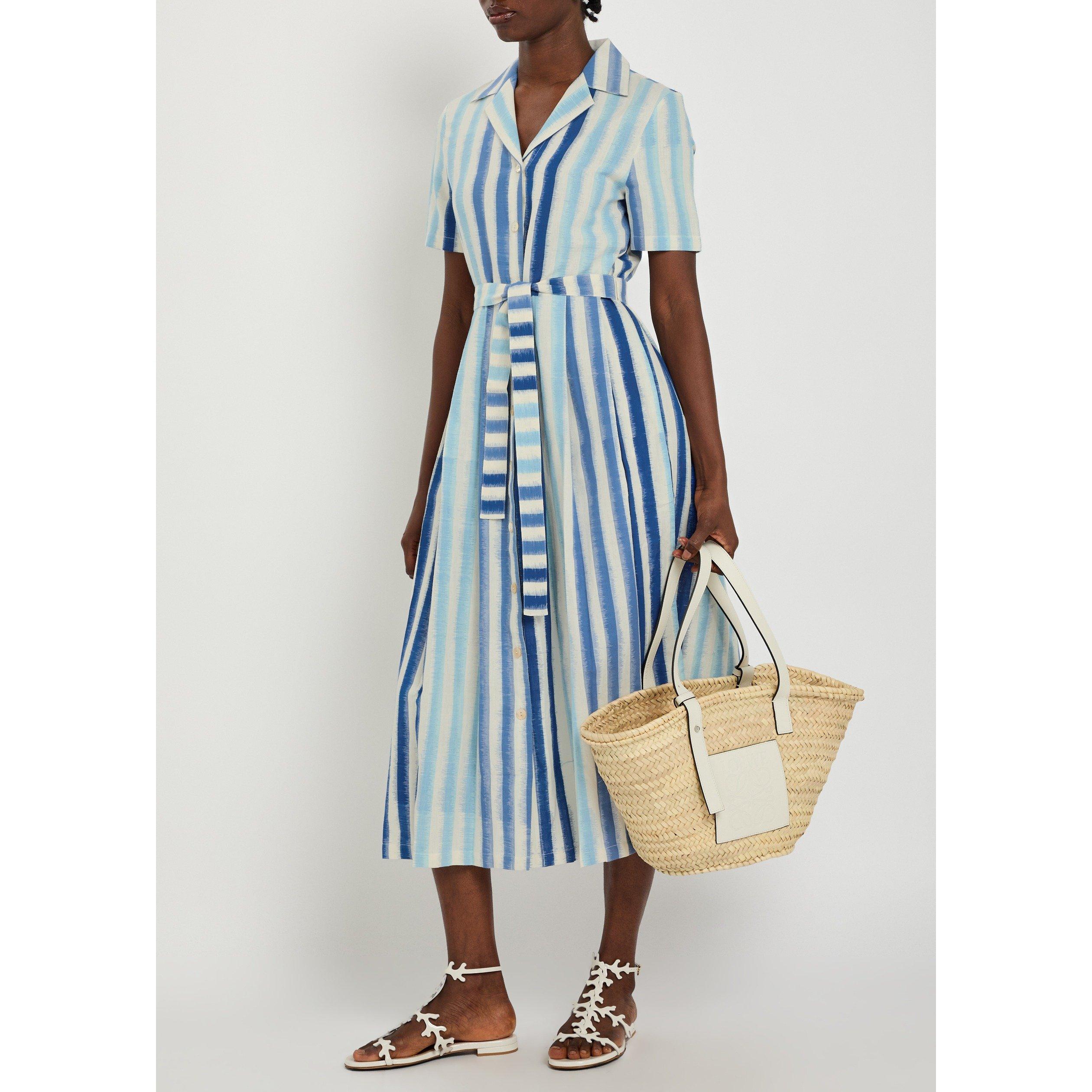 BLUE AND OTHER - Emporio Sirenuse - SD SS CLAUDIA IKAT STRIPE DRES - 5