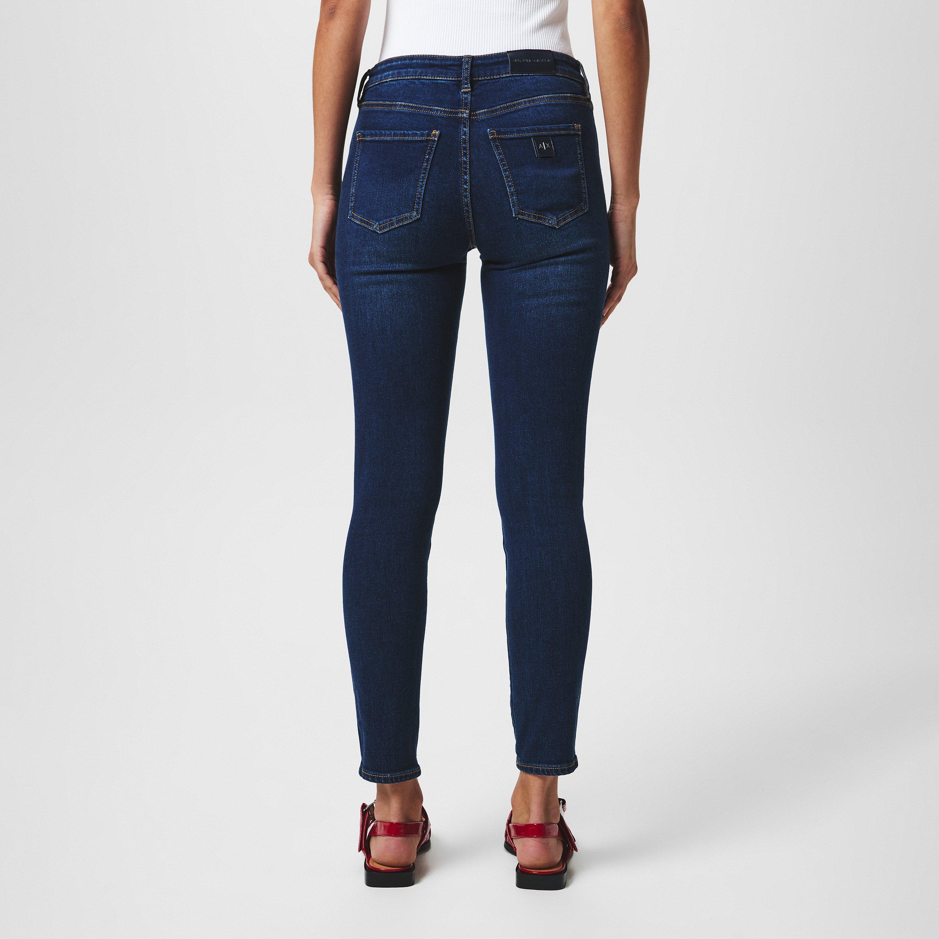 Indigo Denim - Armani Exchange - Women's Skinny Jeans - 3