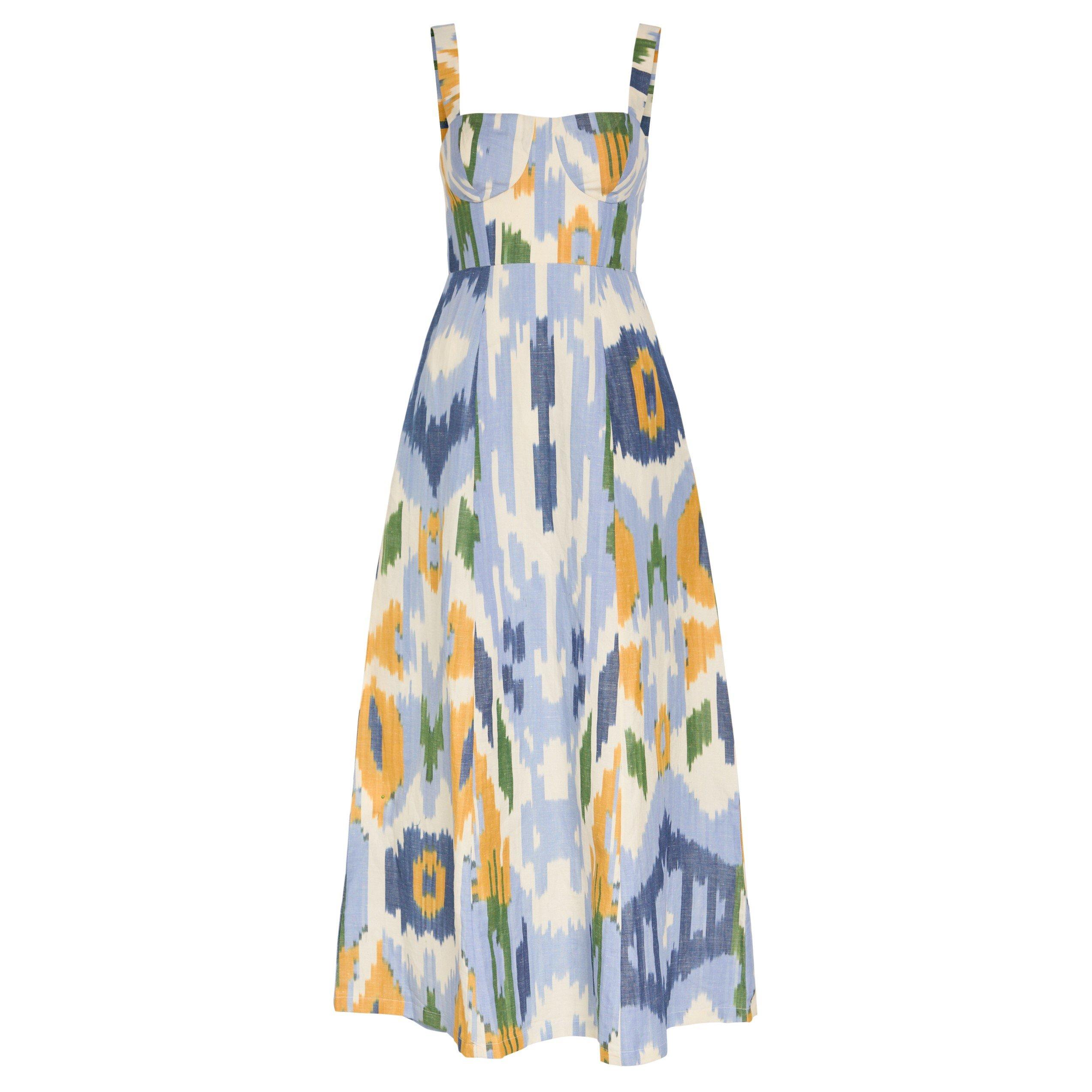 BLUE AND OTHER - Emporio Sirenuse - LD AZZURRA 2 WATERCOLOR IKAT D - 1