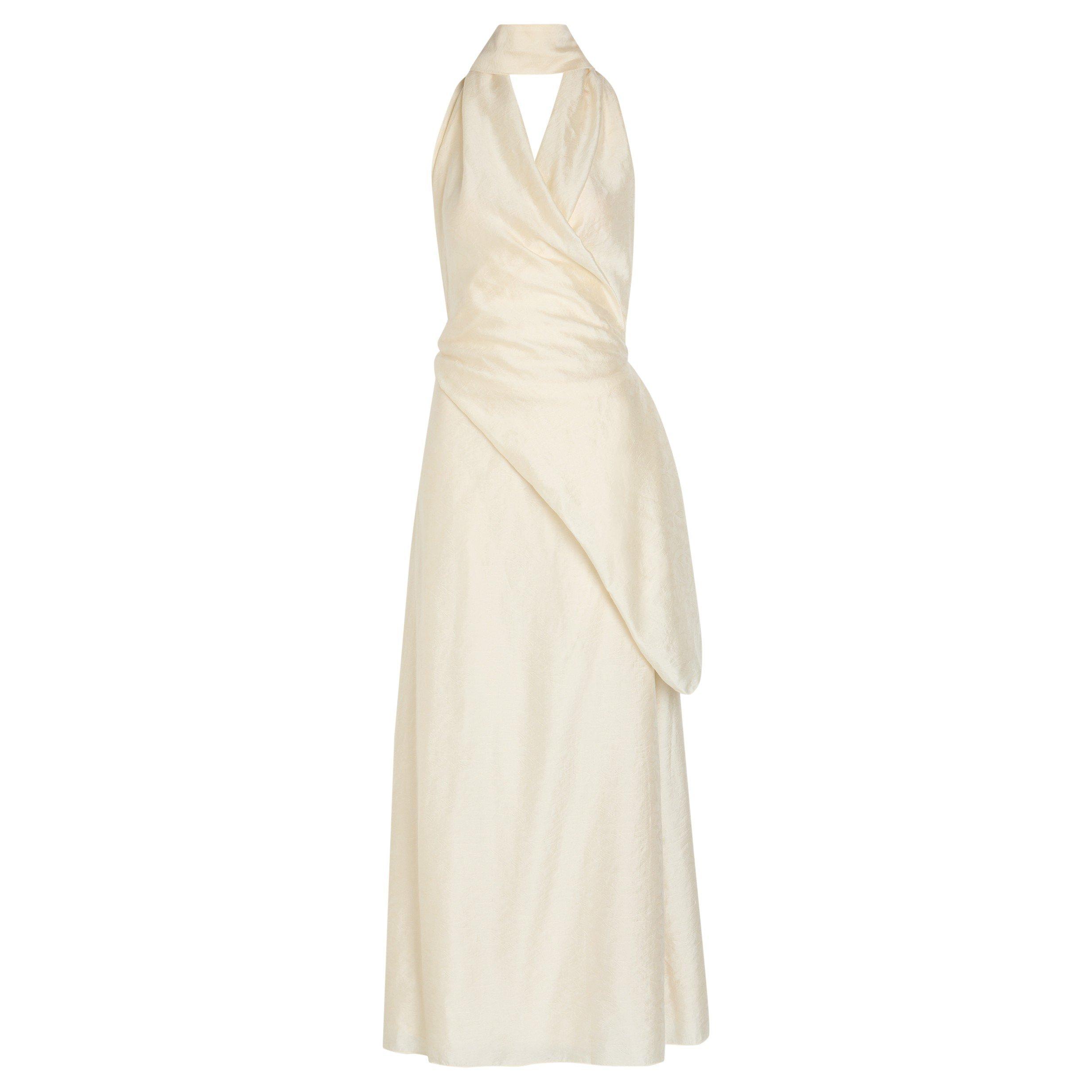 IVORY - Solaqua - LD ANTONELLA HLTRNK ASYM DRESS