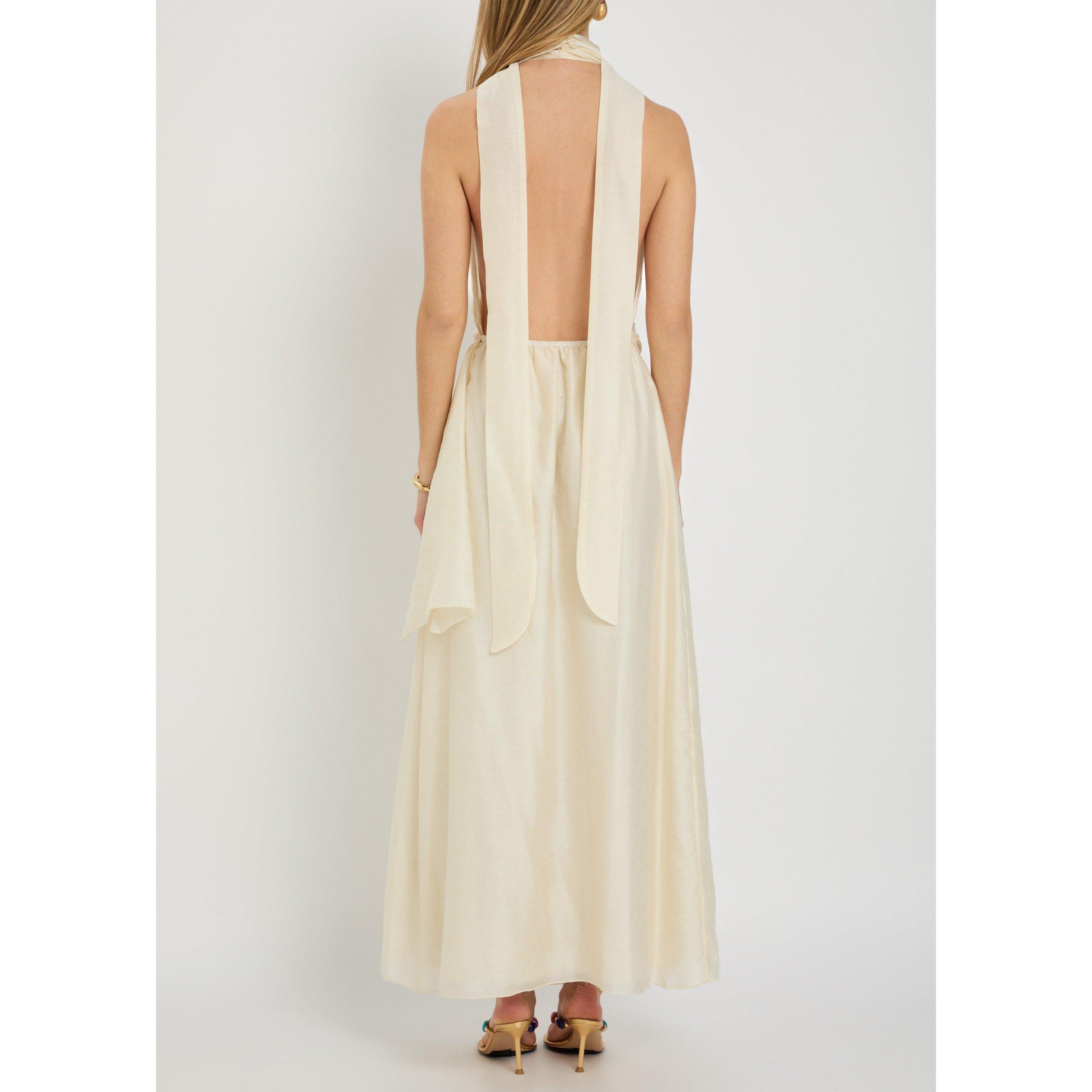IVORY - Solaqua - LD ANTONELLA HLTRNK ASYM DRESS - 3