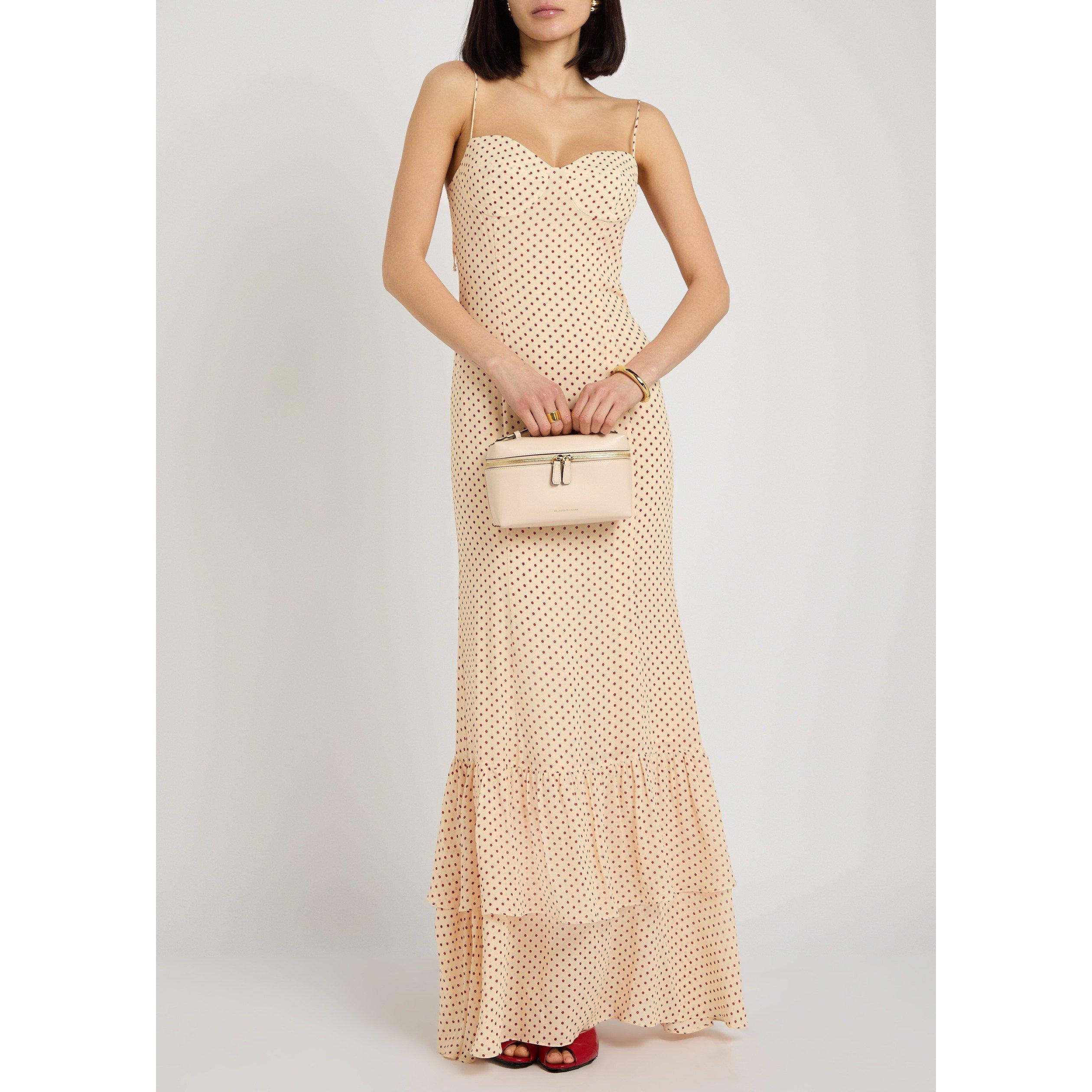 RED AND OTHER - Reformation - Women's Fallon Polka Dot Viscose Maxi Dress - 5